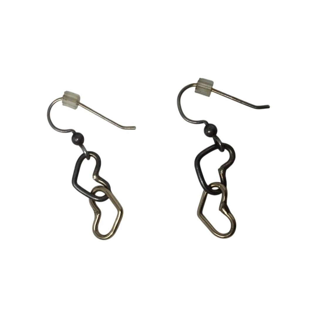 Other Women's/Girl's Double Heart Dangle Earrings Size ONE SIZE - 2 Thumbnail