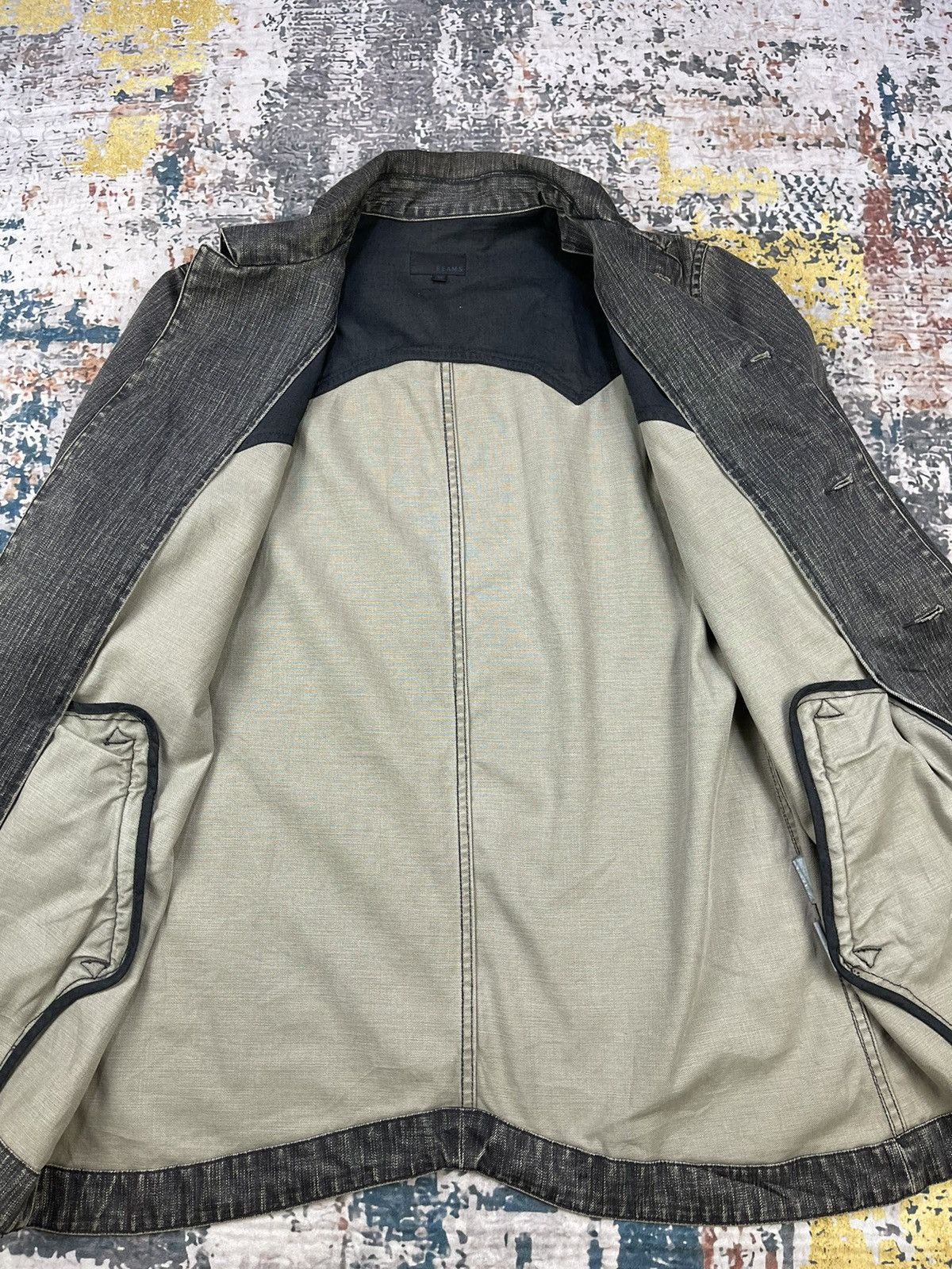 Beams Plus Beams Dark Grey Denim Jackets Size US M / EU 48-50 / 2 - 12 Thumbnail