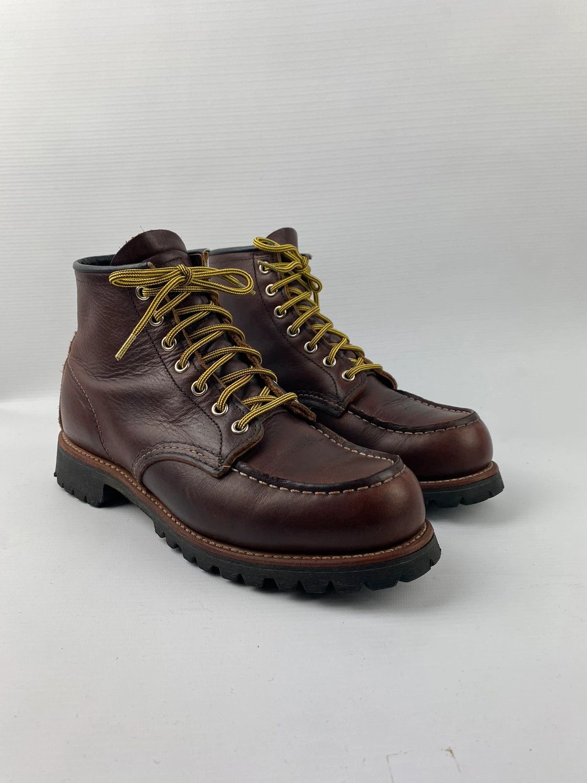Leather × Red Wing Red Wing Roughneck Moc Toe Work Boots 8146 made in usa Size US 8.5 / EU 41-42 - 8 Thumbnail