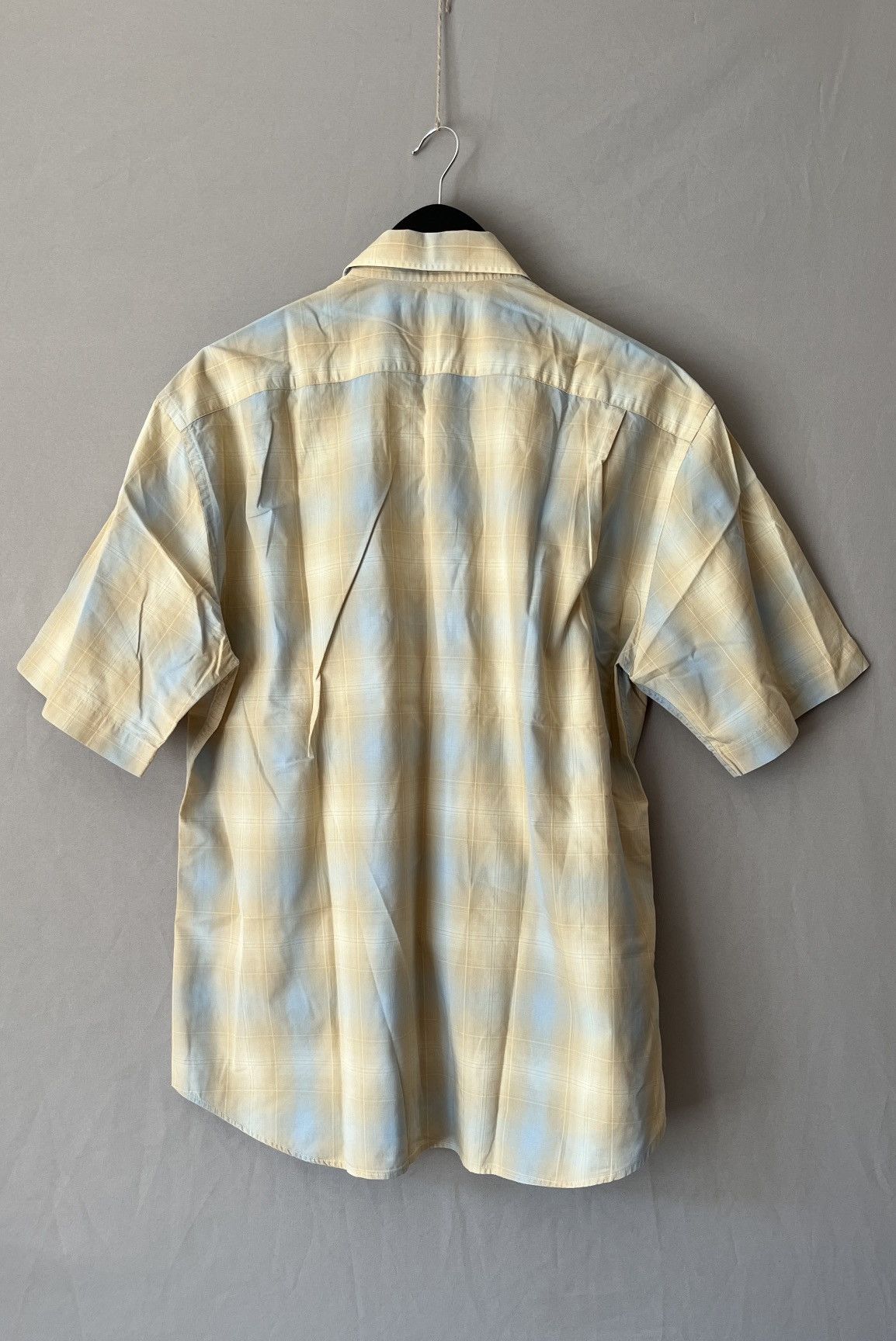 Lanvin LANVIN Paris Short Sleeve Plaid Check Summer Shirt Size US L / EU 52-54 / 3 - 8 Thumbnail