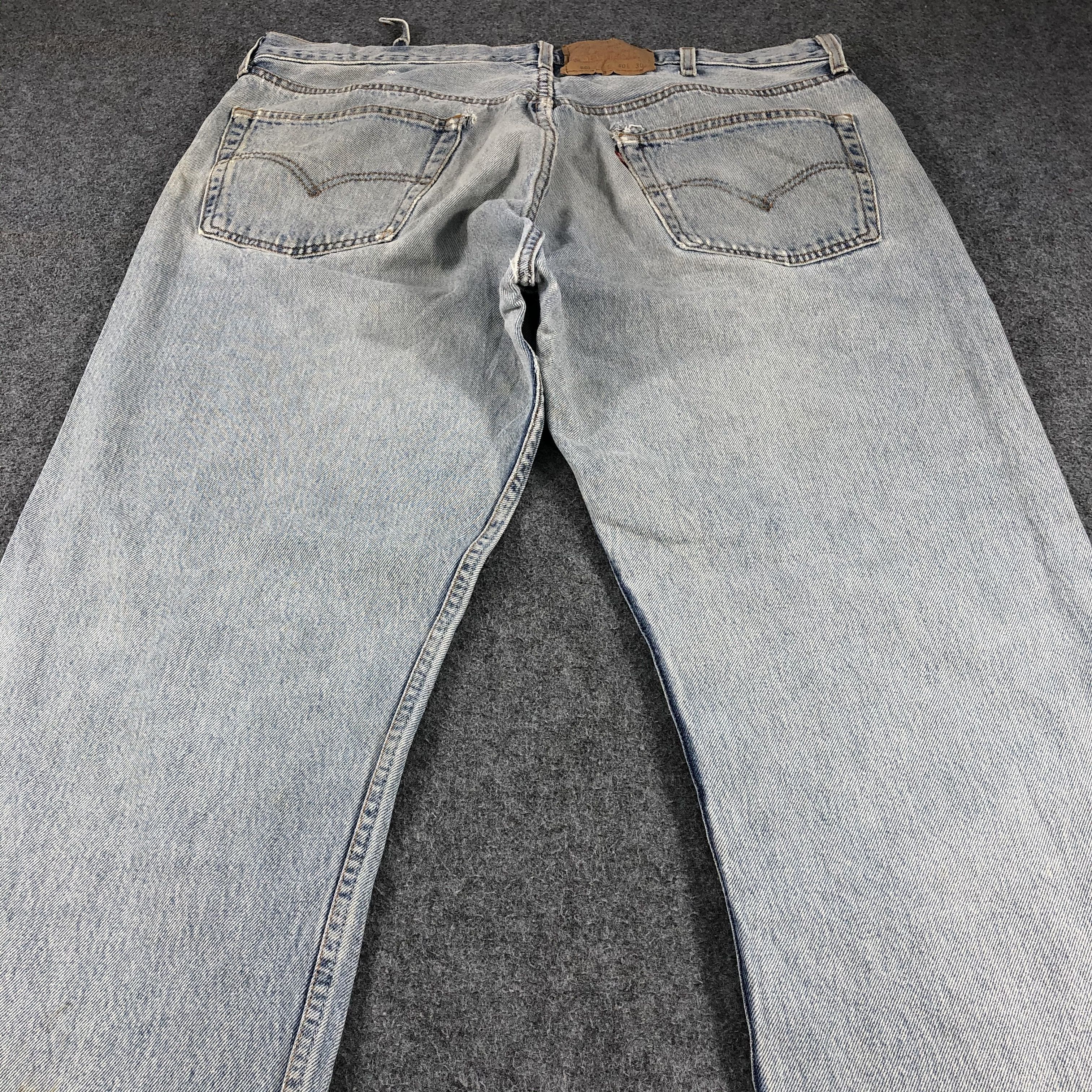 Levi's × Vintage Vintage 90s Levis Jeans Lot 501-JM976 Size US 39 - 4 Thumbnail