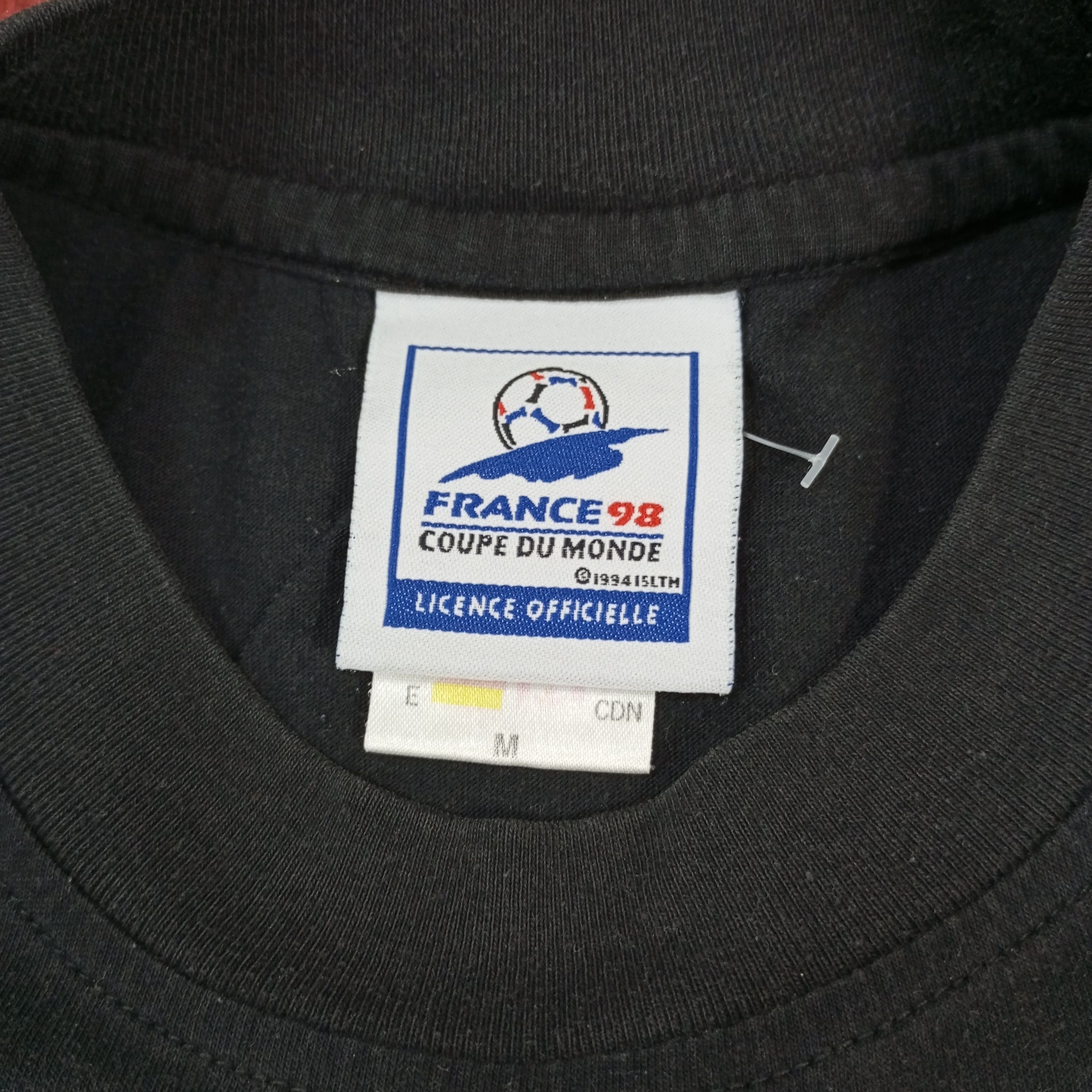 Adidas × Vintage Adidas France 98 Soccer Football Promo Style Tshirt Size US L / EU 52-54 / 3 - 5 Thumbnail