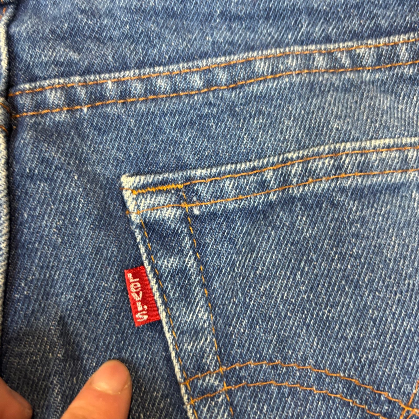 Levi's × Vintage Vintage Levi's 505 Straight Leg Jeans 29x27 Made in USA Size US 29 - 5 Thumbnail