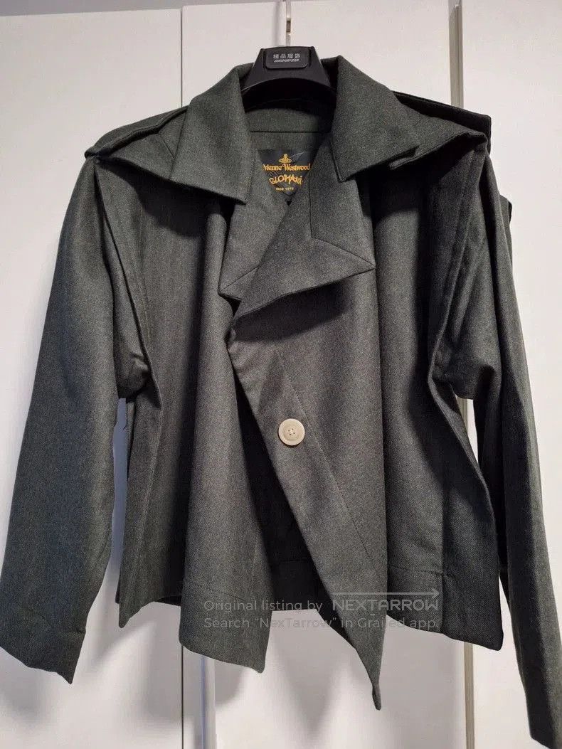 Vivienne Westwood Vivienne Westwood Asymmetric Collar Jacket . Size US L / EU 52-54 / 3 - 1 Thumbnail