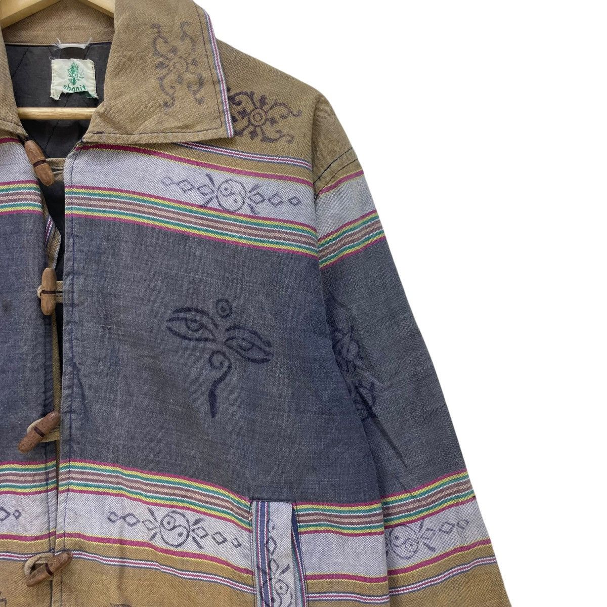 Japanese Brand 💥 Vintage SHANIT Toggles Button Cotton Jacket Size US M / EU 48-50 / 2 - 5 Thumbnail