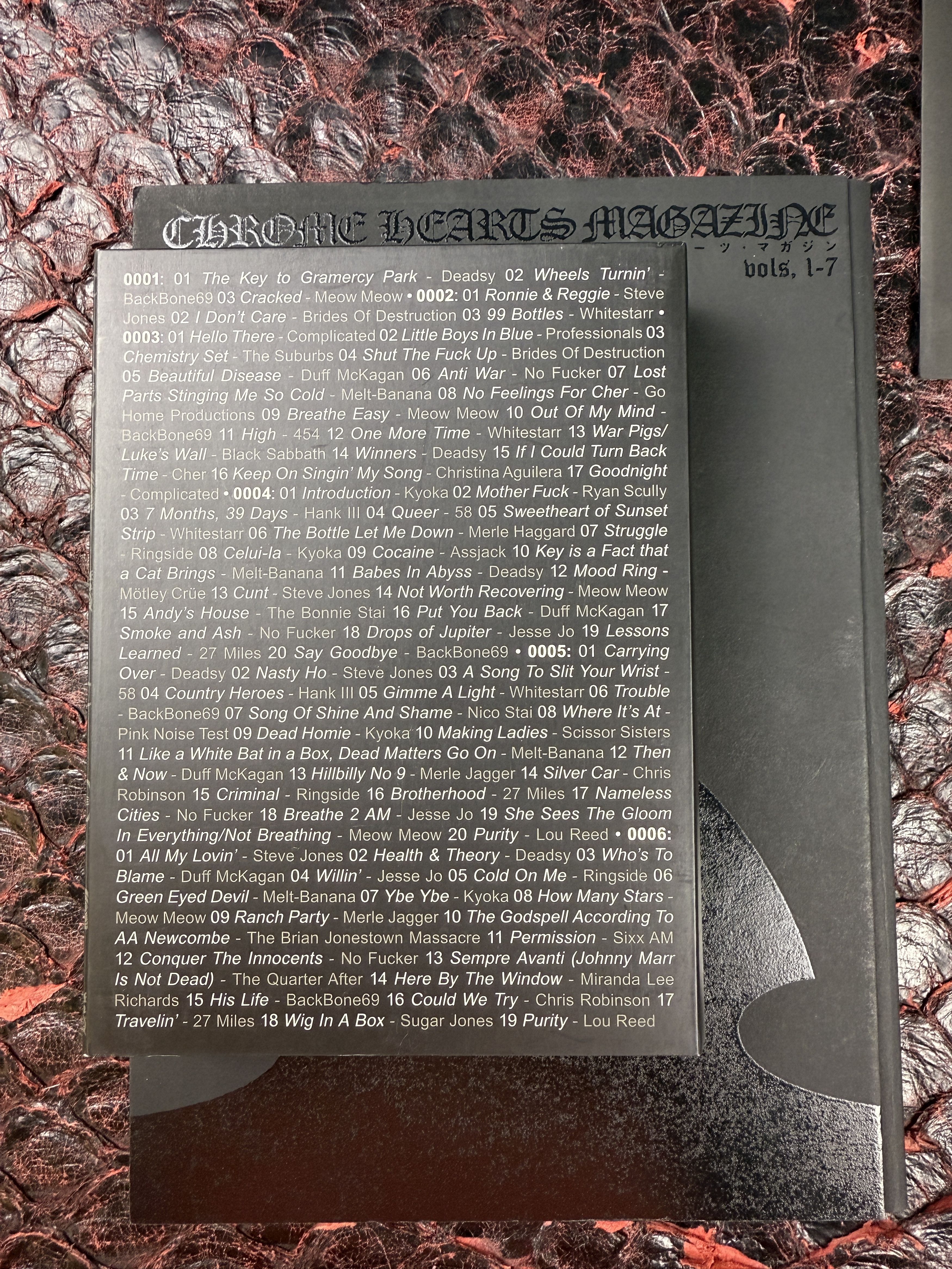 Chrome Hearts Chrome Hearts Magazine Series 1 Box Set Size ONE SIZE - 13 Thumbnail