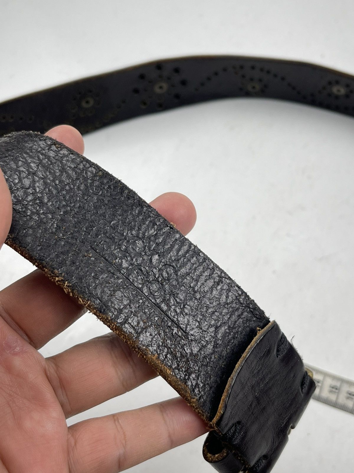 Takeo Kikuchi takeo kukichi studded leather belt tc48 Size 34 - 6 Thumbnail