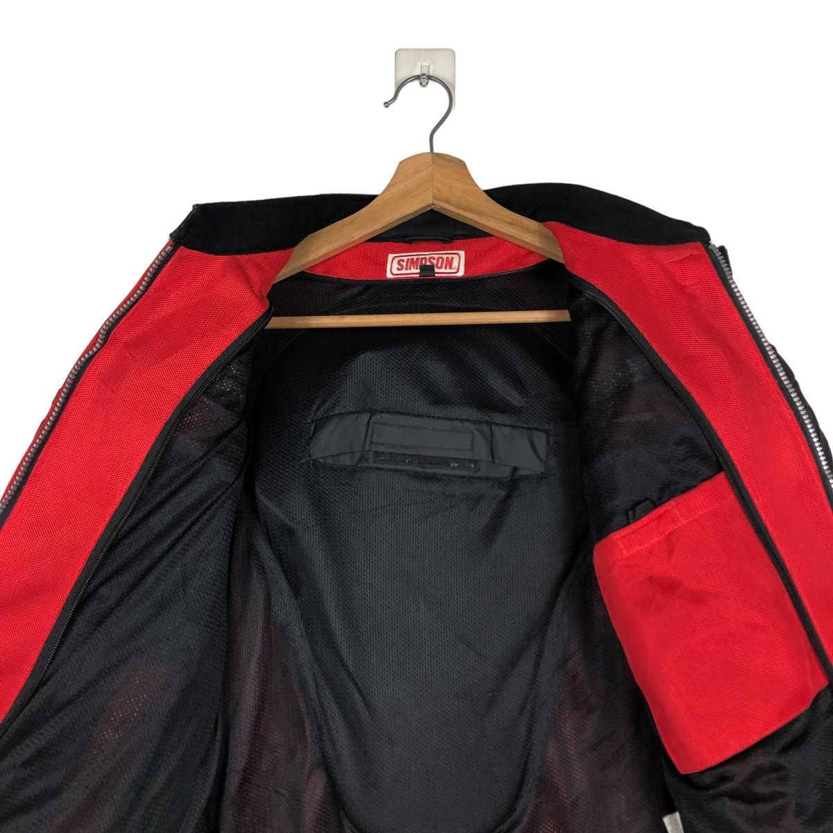 Japanese Brand 🔥VINTAGE BIKER JACKET RACING WEAR SIMPSON BIG LOGO Size US L / EU 52-54 / 3 - 18 Thumbnail
