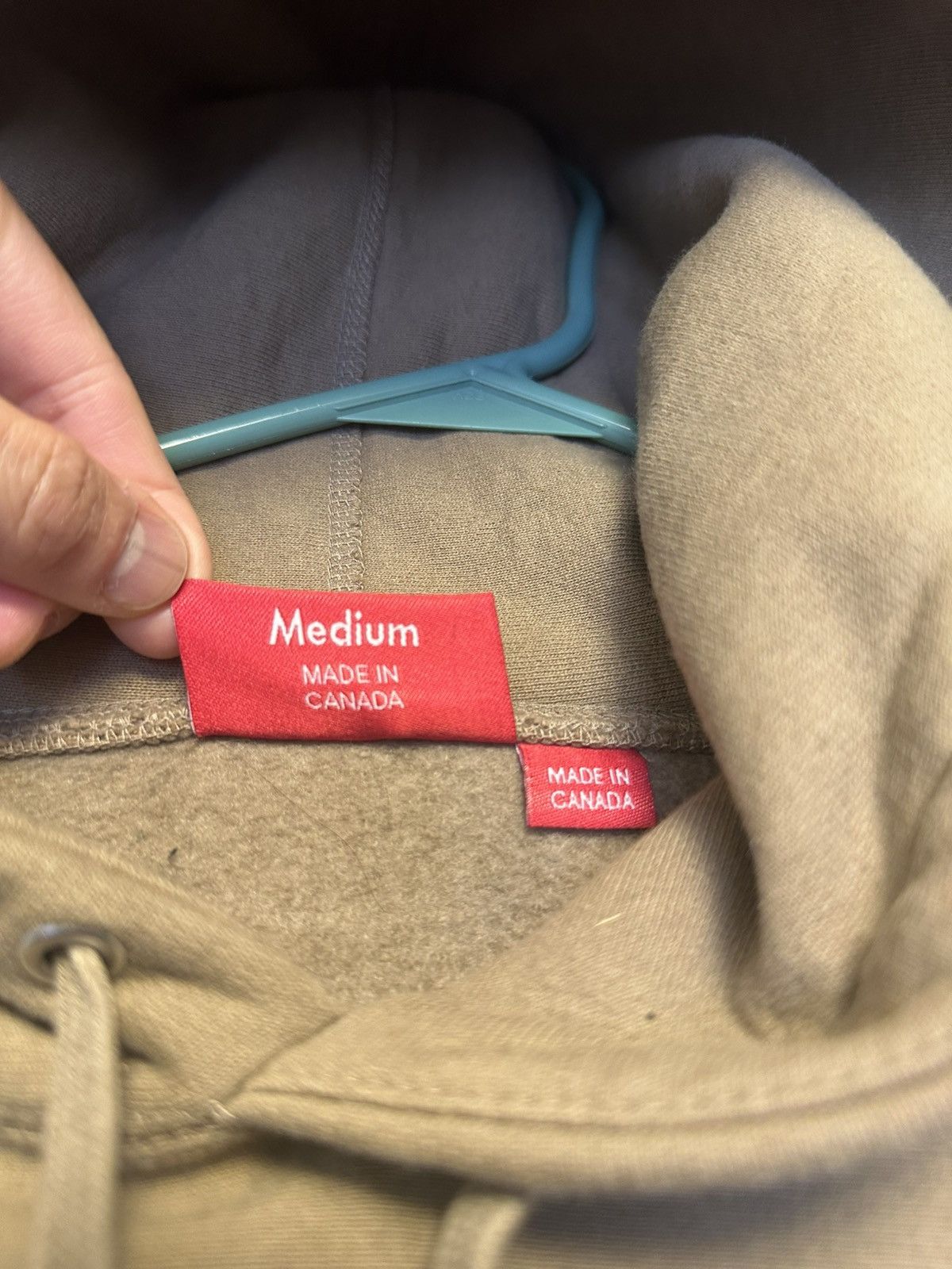 Supreme Supreme Box Logo Dark Sand Hoodie Size US M / EU 48-50 / 2 - 6 Thumbnail