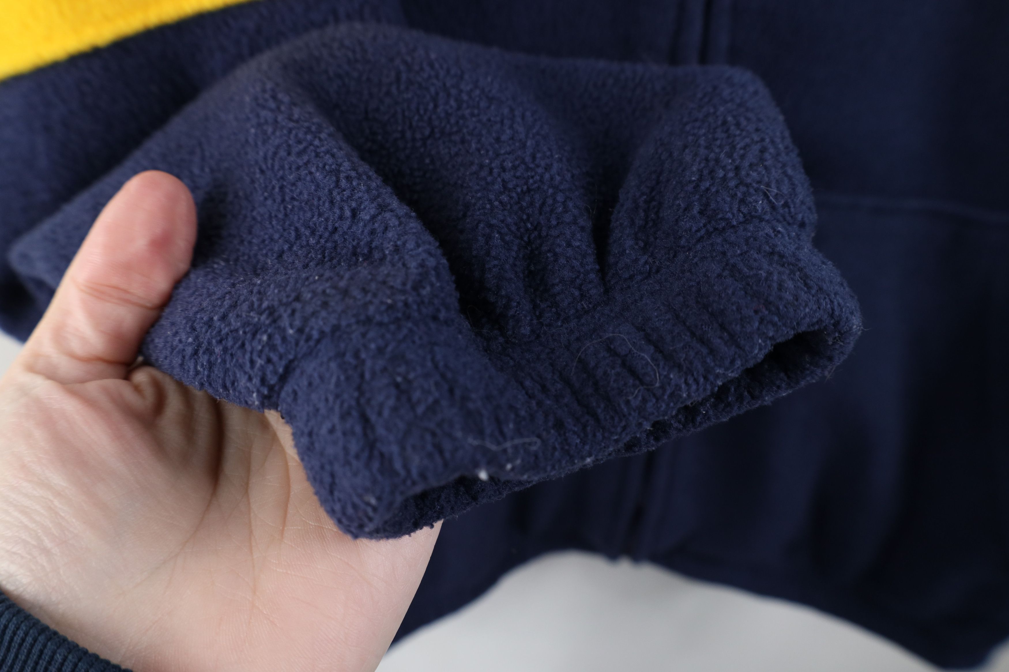 Vintage Vintage 90s University of Michigan Full Zip Hoodie Blue Size US XL / EU 56 / 4 - 8 Thumbnail