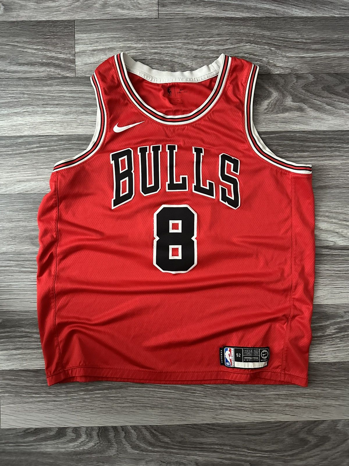 Nike × Vintage Nike Chicago Bulls Zach Lavine #8 Nba Basketball Jersey Size US XL / EU 56 / 4 - 1 Thumbnail