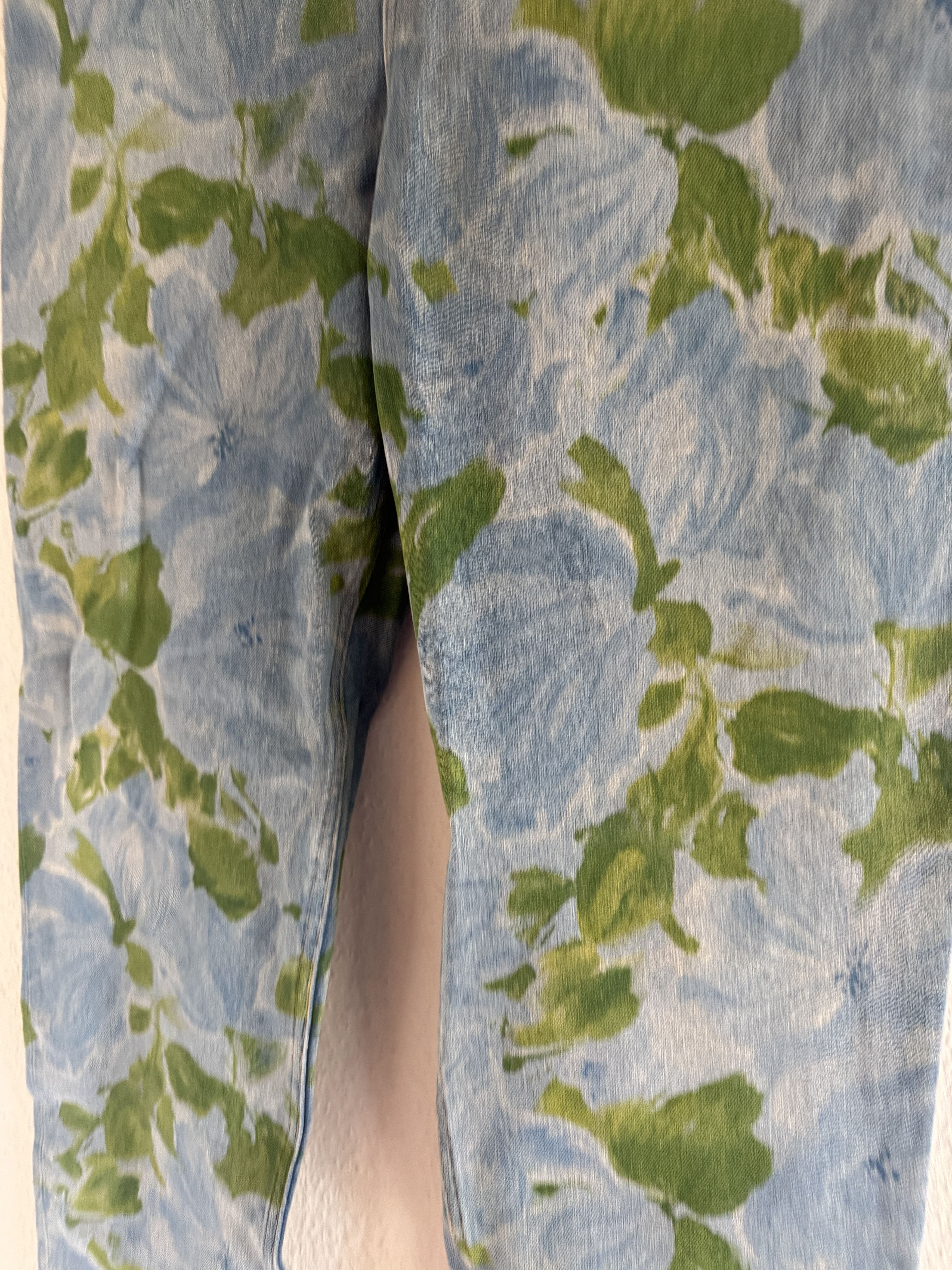 Balenciaga Oversized Earth Print Denim Jeans Size US 30 / EU 46 - 3 Thumbnail
