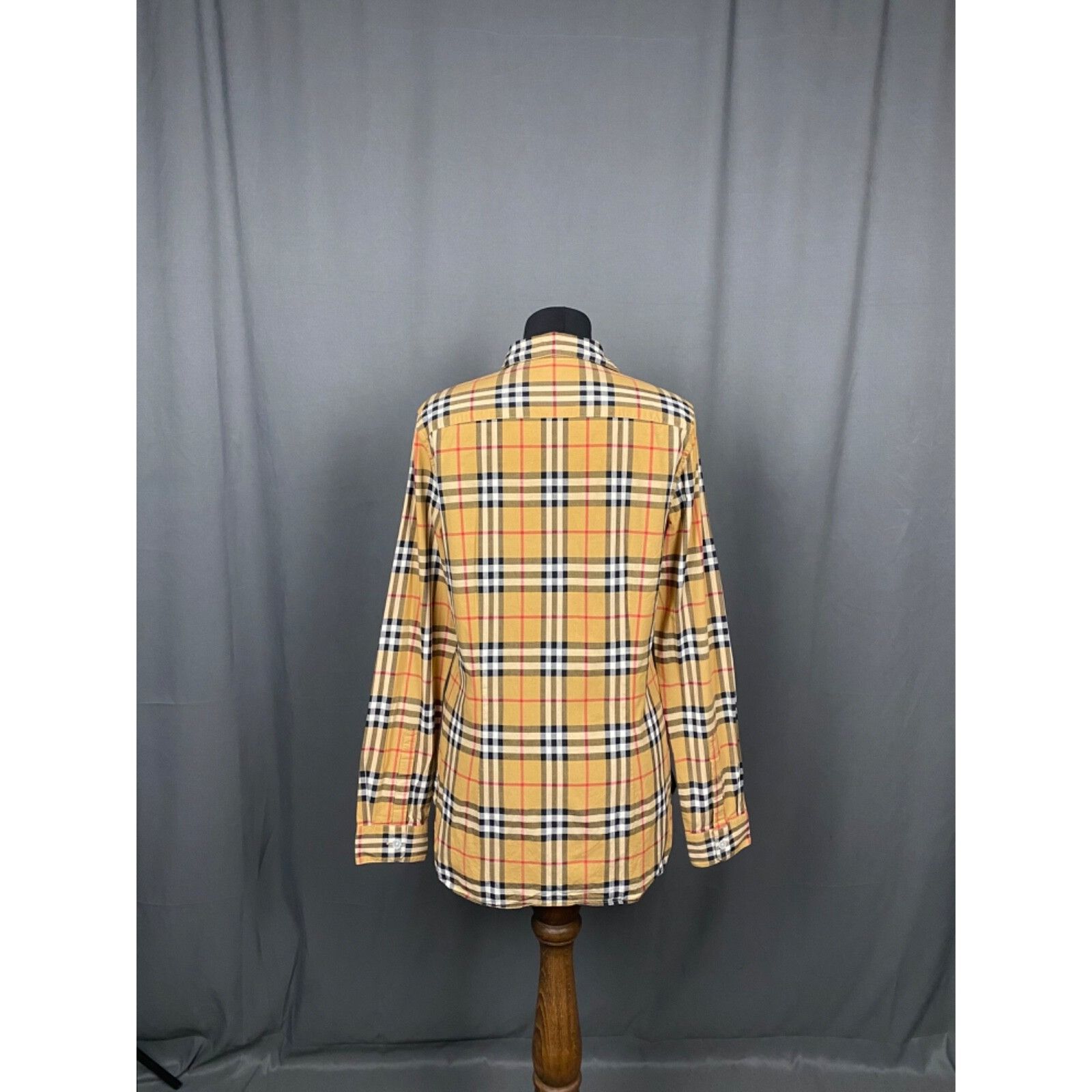 Burberry Burberry RECENT Nova Check Women's Beige Checked Longsleeve Size S / US 4 / IT 40 - 7 Thumbnail