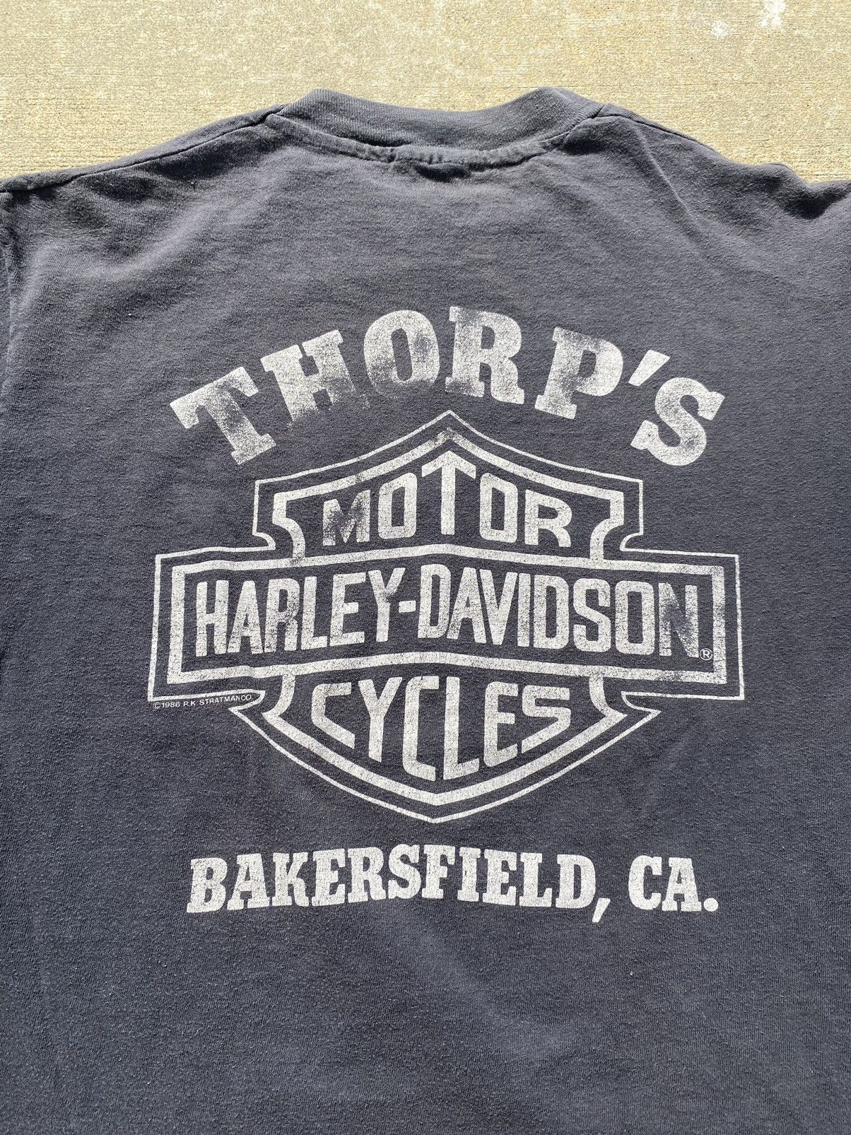 Harley Davidson × Vintage VINTAGE Harley-Davidson T-Shirt Size US M / EU 48-50 / 2 - 6 Thumbnail