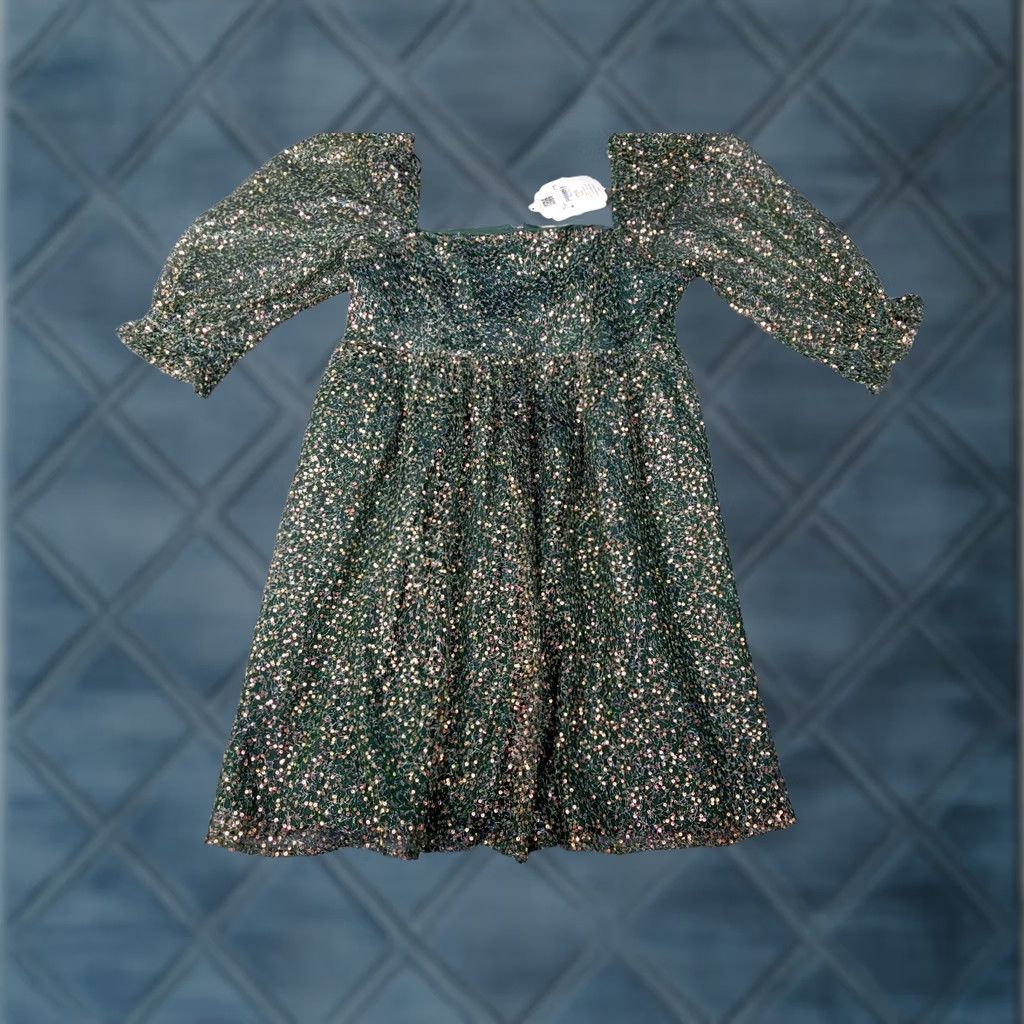 Vintage Altar'd State Shining Sequin Dress Womens S Green Cocktail Sequin Fairycore Mini Dress Holiday Party Womens S Green Sequin Dress Size S / US 4 / IT 40 - 1 Thumbnail
