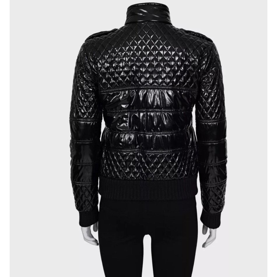 Chanel Chanel Fall 2011 Black Polyurethane Fitted Jacket FR40 Size M / US 6-8 / IT 42-44 - 3 Thumbnail
