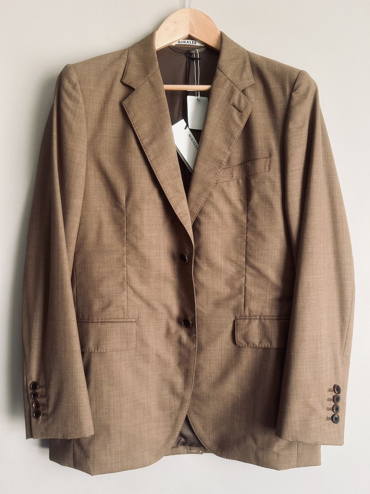 Auralee AURALEE SS23 Super Fine Tropical Wool Jacket Size US L / EU 52-54 / 3 - 1 Thumbnail