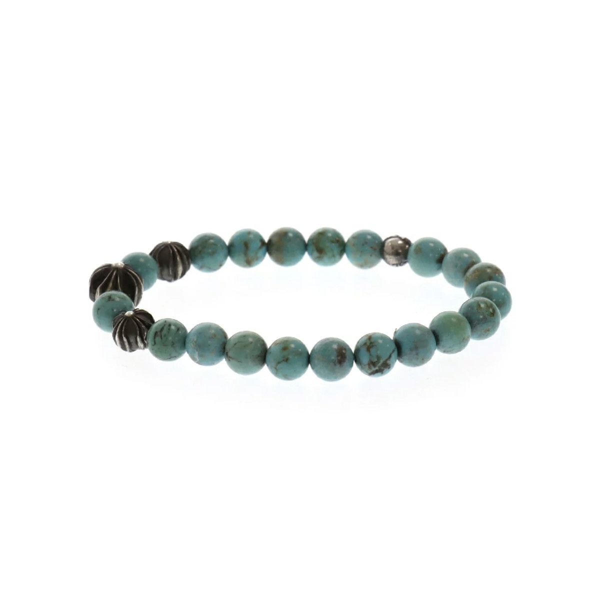 Chrome Hearts CHROME HEARTS 8MM TURQUOISE BEADS BRACELET Size ONE SIZE - 1 Thumbnail