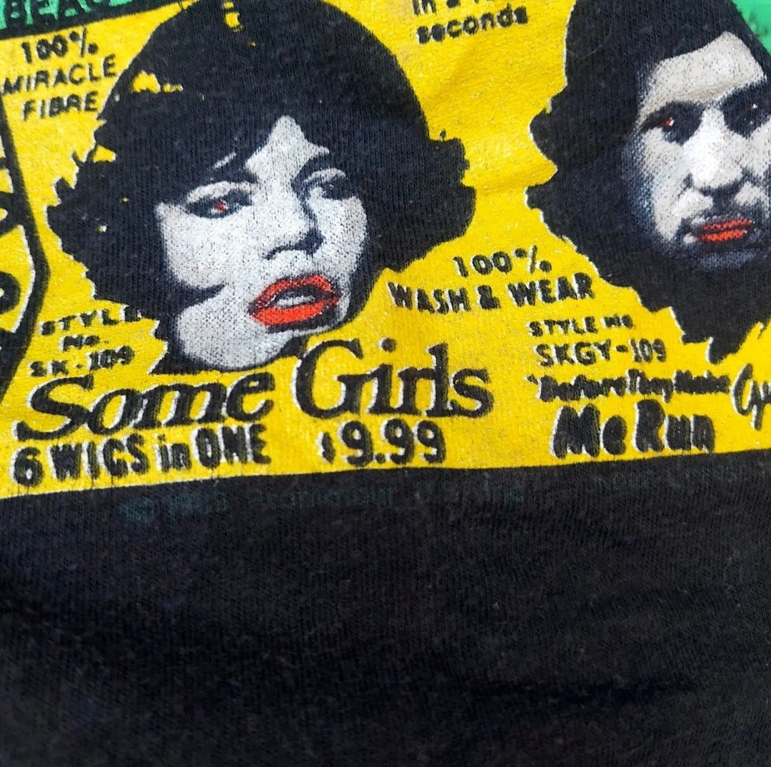 Band Tees Rare Find🔥 Vtg 80s The Rolling Stones Some Girls Tshirt Size US L / EU 52-54 / 3 - 6 Thumbnail