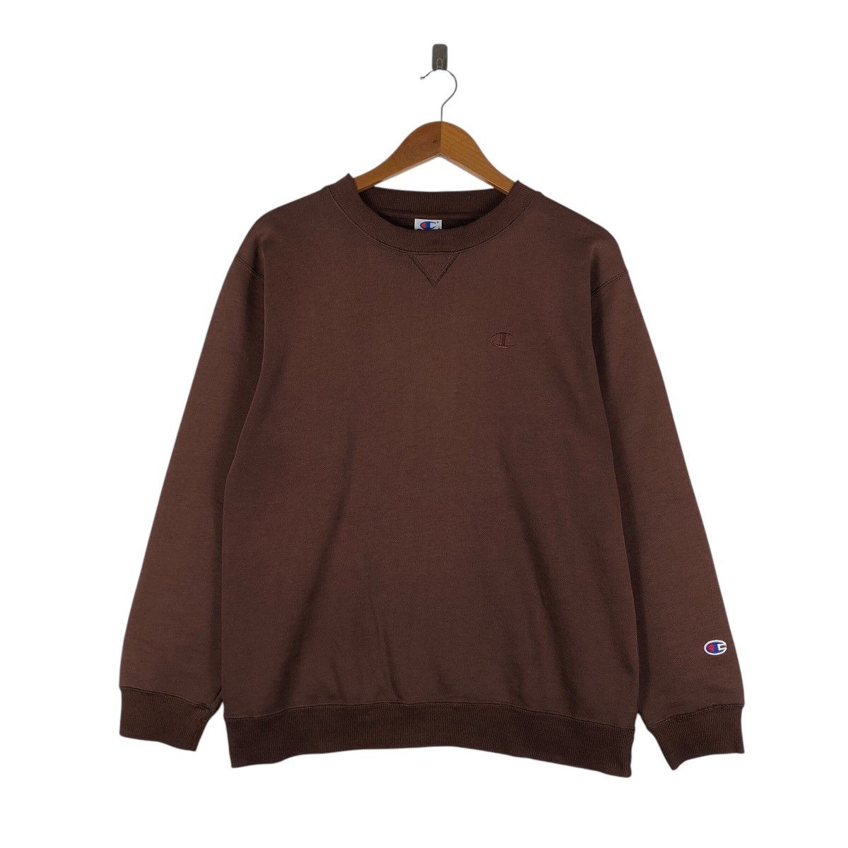 Champion CHAMPION Nice Brown Crewneck Sweatshirt Size US M / EU 48-50 / 2 - 1 Thumbnail