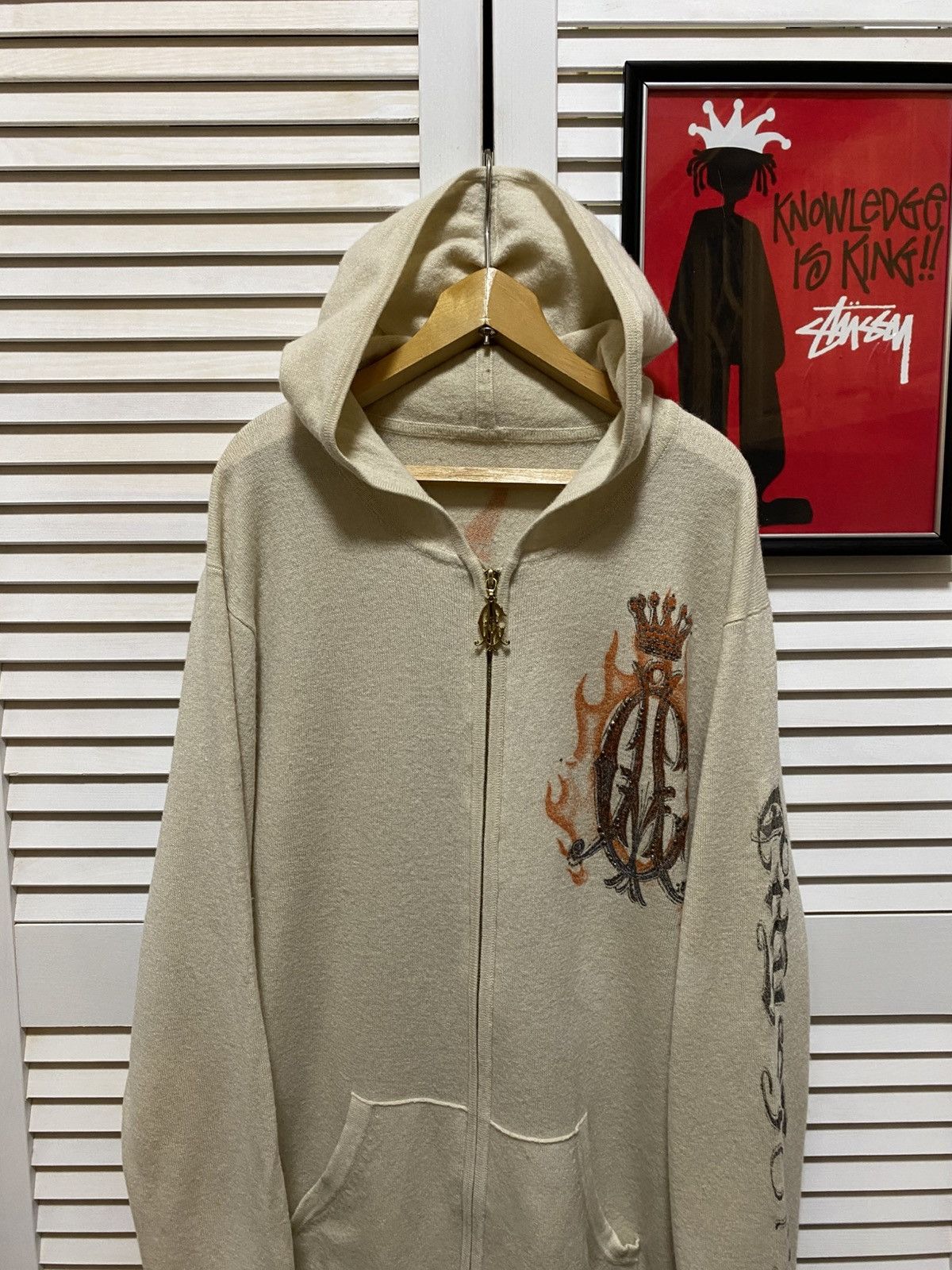 Christian Audigier Vintage Zip-Up Hoodie Christian Audigier Ed Hardy Y2k gothic Size L / US 10 / IT 46 - 3 Thumbnail