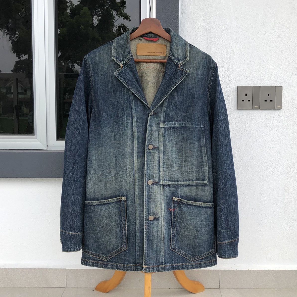 Edwin Vintage Edwin 503s Denim Chore Jacket Size US M / EU 48-50 / 2 - 1 Thumbnail