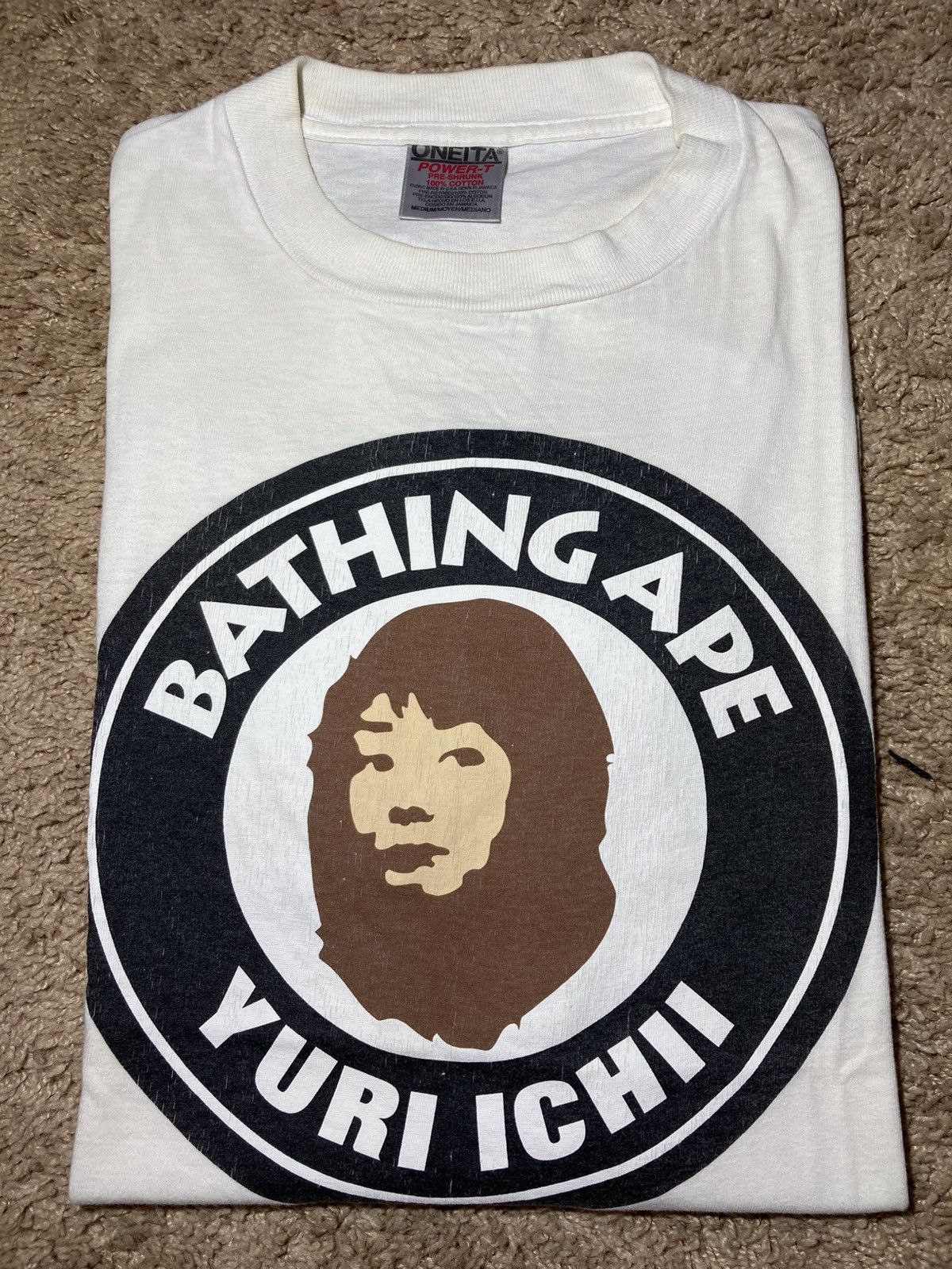 Bape 1997 Bape Yuri Ichii Circle Busy Works Ape Logo Nigo 90s OG Size US M / EU 48-50 / 2 - 1 Thumbnail