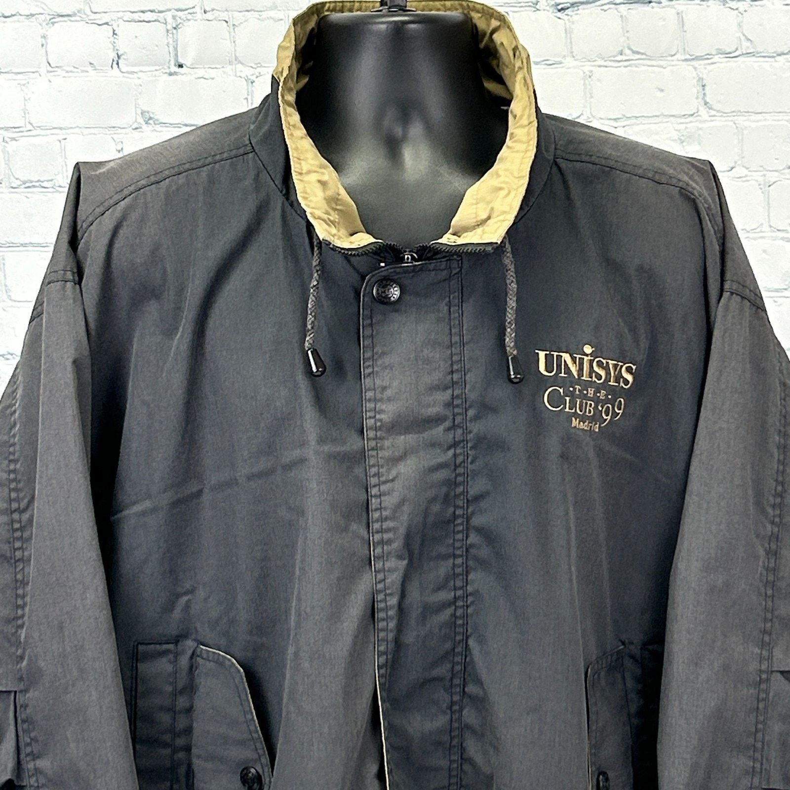 Vintage Vintage 90s Unisys The Club 99 Madrid Jacket IT XL X-Large Size US XL / EU 56 / 4 - 1 Thumbnail