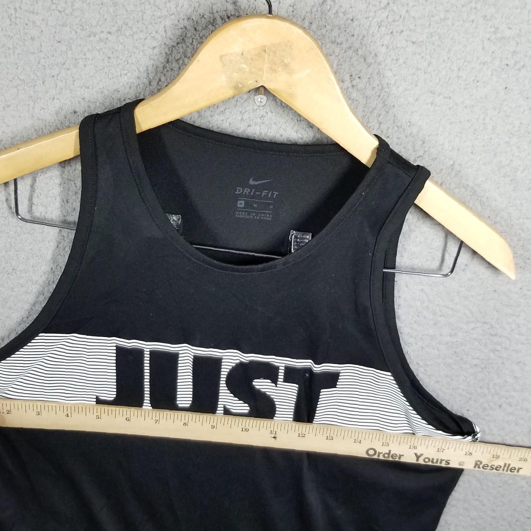 Nike Nike Dri-Fit Tank Top Women Medium Sleeveless Racerback Black - Tennis, Pickleball Shirt, Breathable, Lightweight, Nike Tank Top M Women Size M / US 6-8 / IT 42-44 - 6 Thumbnail