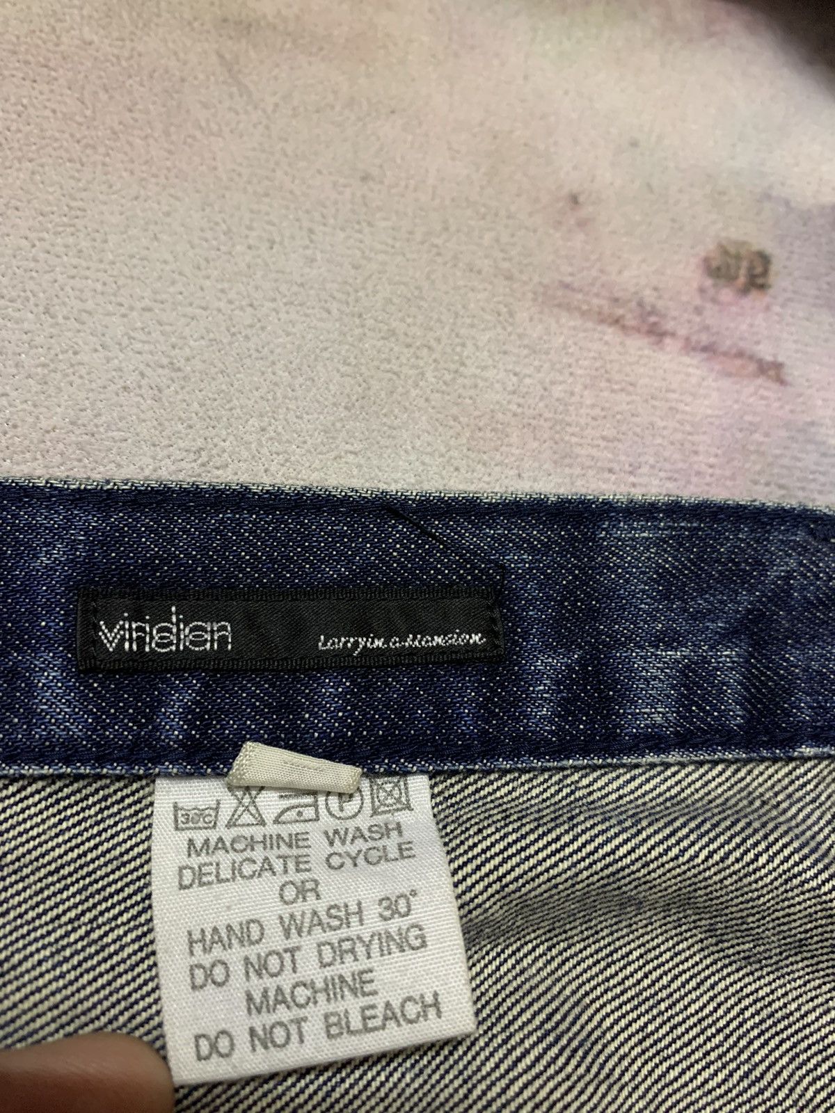 Hysteric Glamour Japanese Brand Viridian Studded Side Washed Denim Size US 32 / EU 48 - 7 Thumbnail