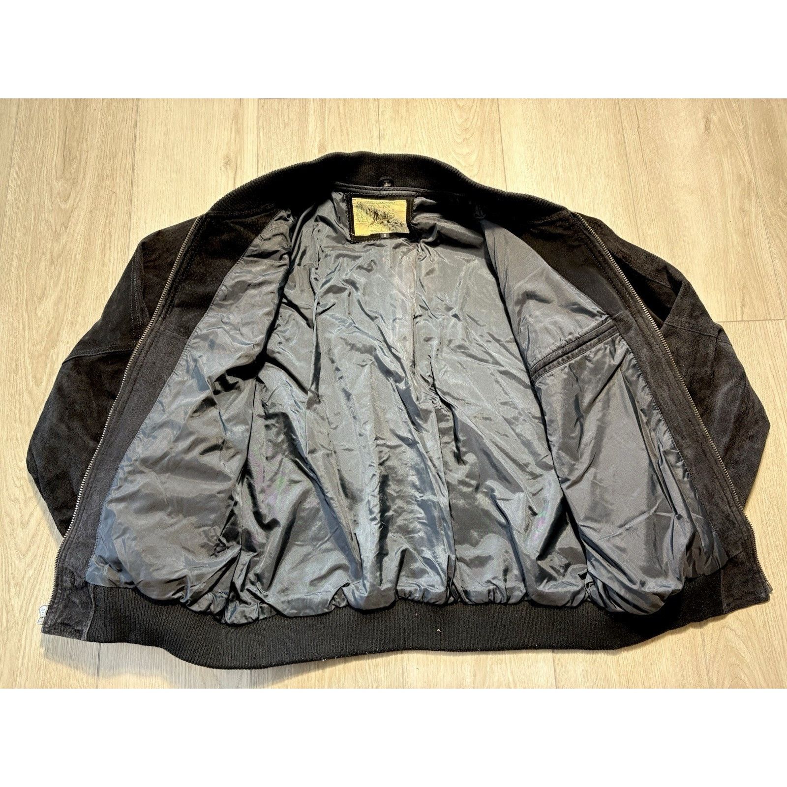Guess VTG 80s Guess Suede Bomber Jacket Georges Marciano Small Size US S / EU 44-46 / 1 - 8 Thumbnail