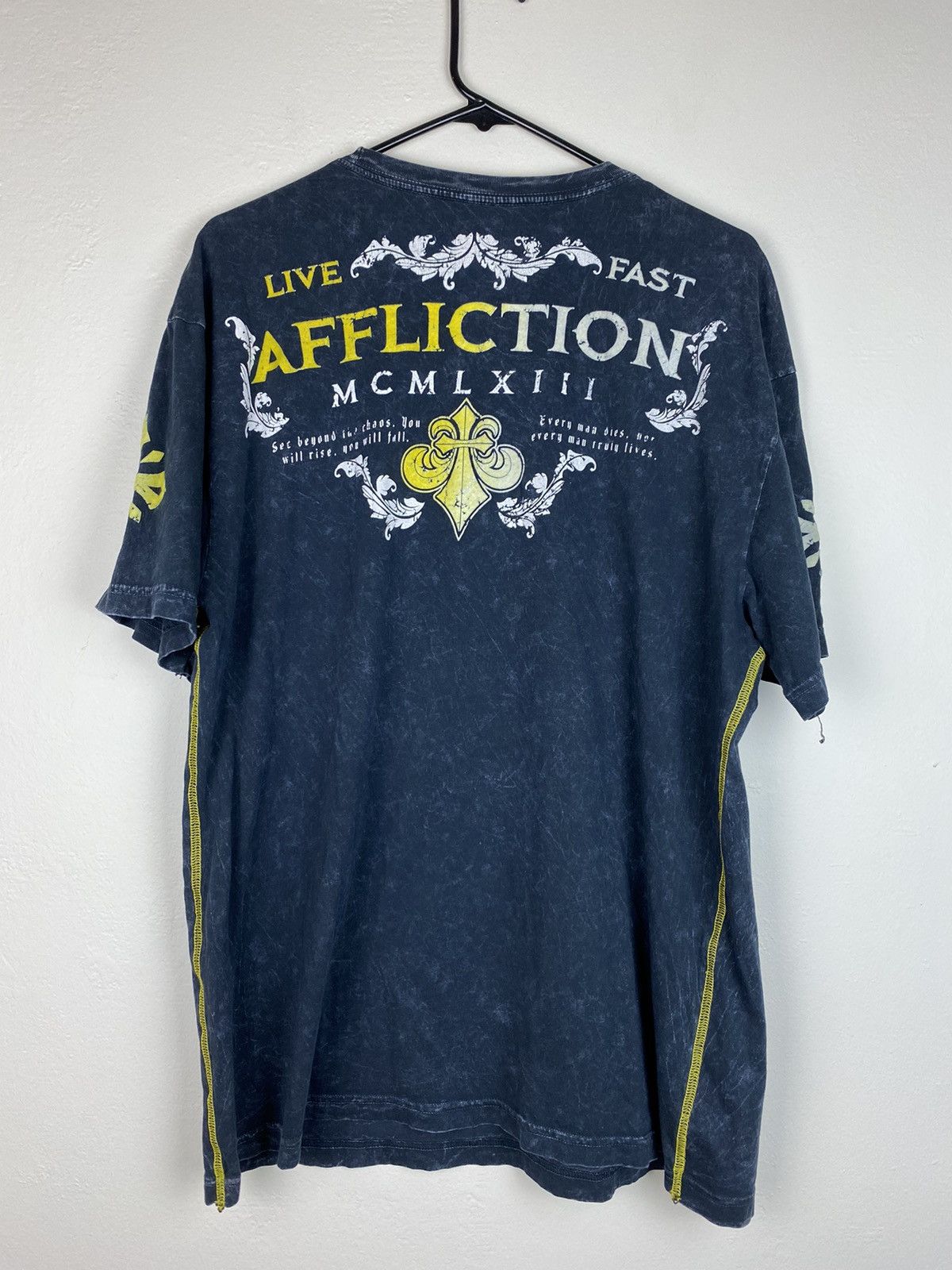 Affliction × Vintage Affliction T shirt Y2K cross made in usa Size US L / EU 52-54 / 3 - 9 Thumbnail