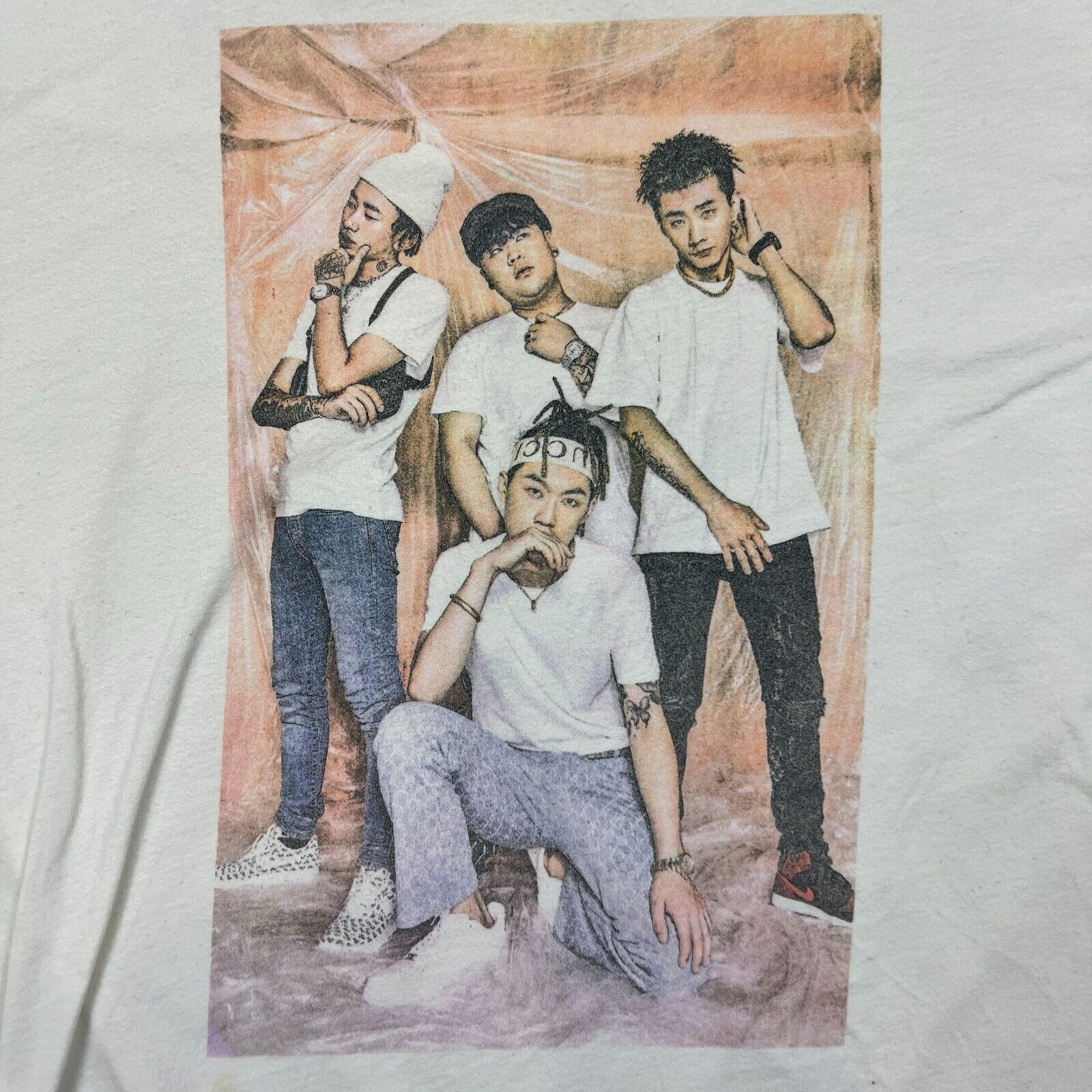Band Tees × Japanese Brand × Vintage VTG Y2K Higher Brothers T Shirt Large Rap Tour Concert Tee Size US L / EU 52-54 / 3 - 2 Thumbnail