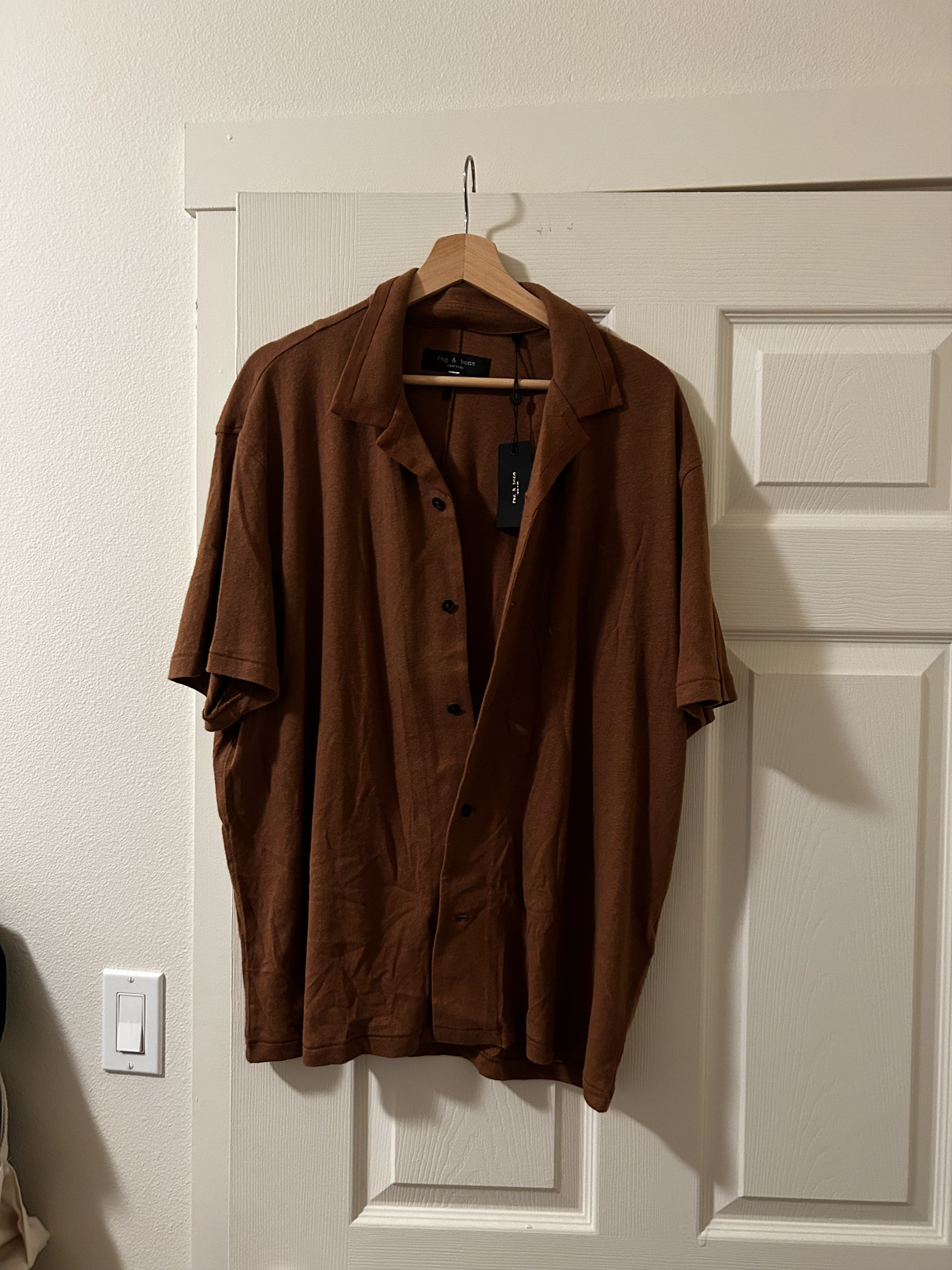Relaxed Fit Button Down Shirt