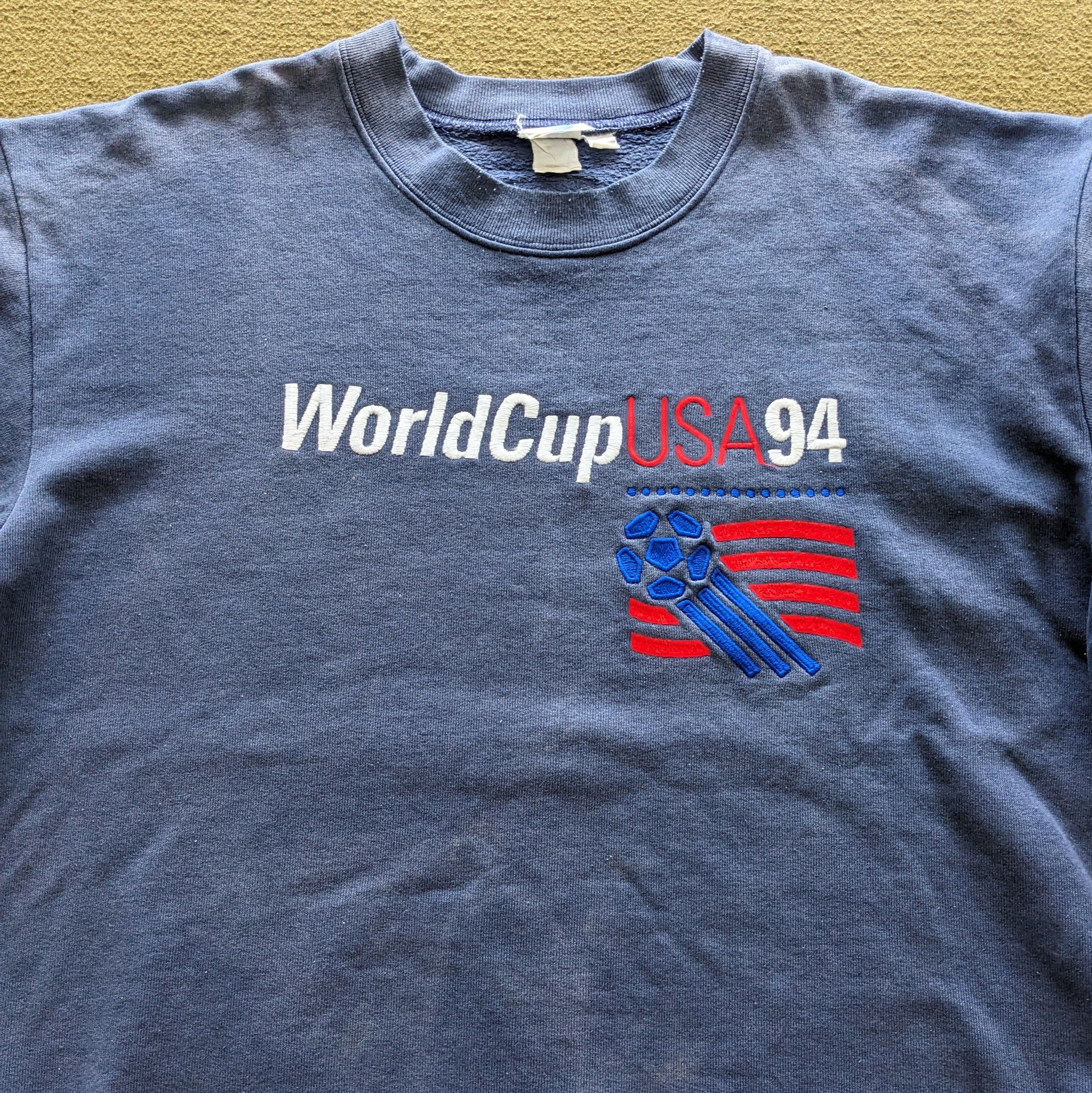 Vintage Vintage World Cup USA 94 Sweatshirt Size US L / EU 52-54 / 3 - 2 Thumbnail