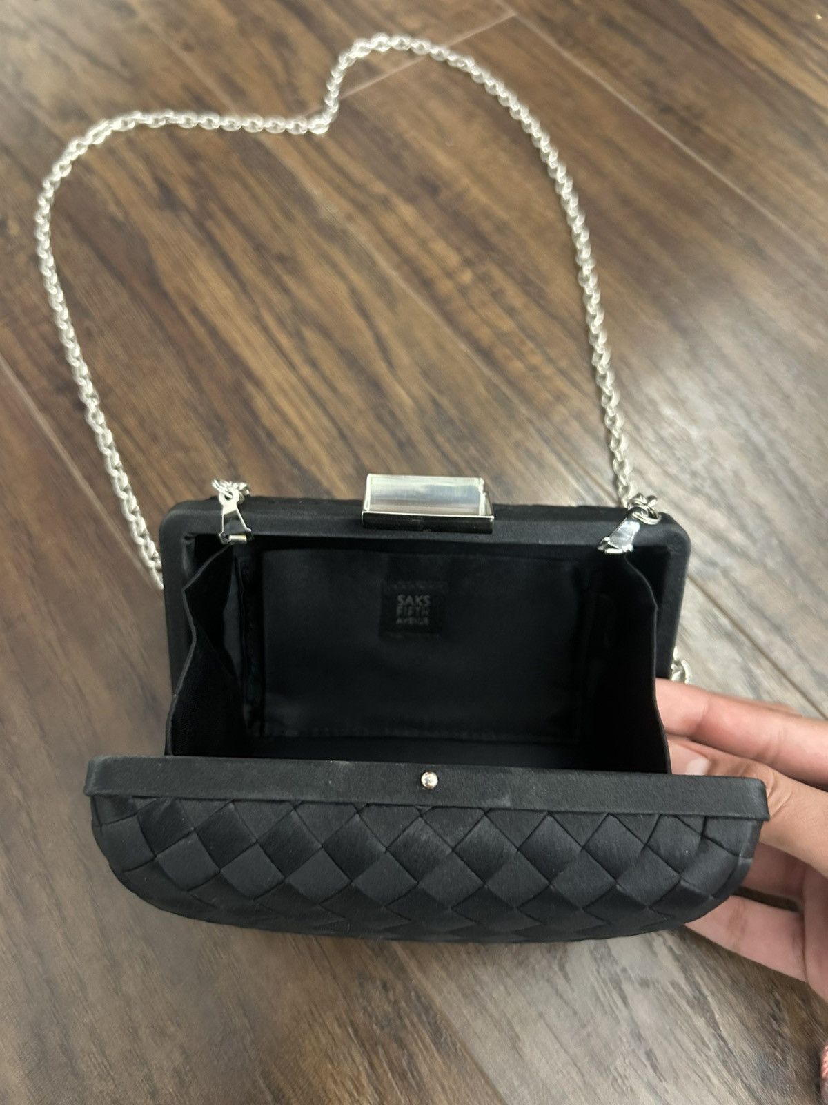 Other Black Woven Clutch Size ONE SIZE - 2 Thumbnail