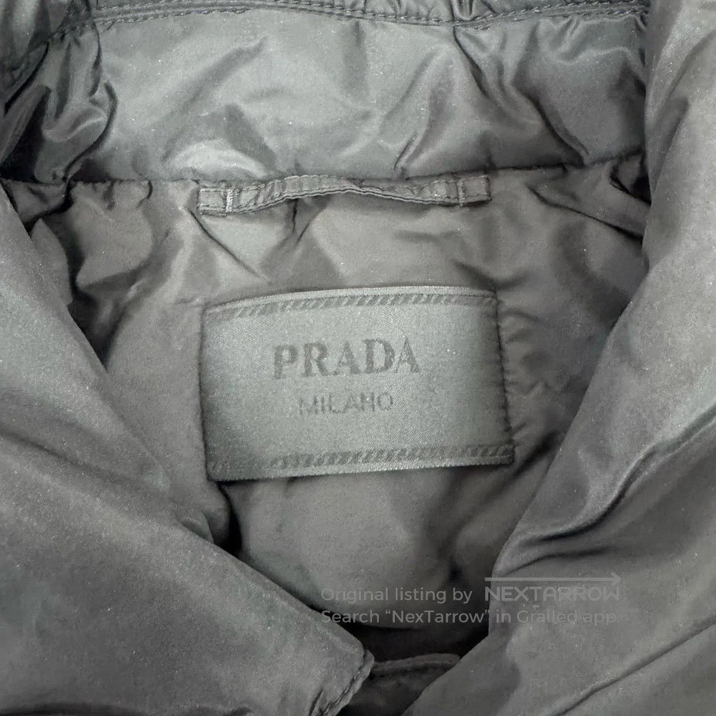 Prada Prada Triangle Logo Recycled Nylon Jacket XXL. Size US XXL / EU 58 / 5 - 7 Thumbnail