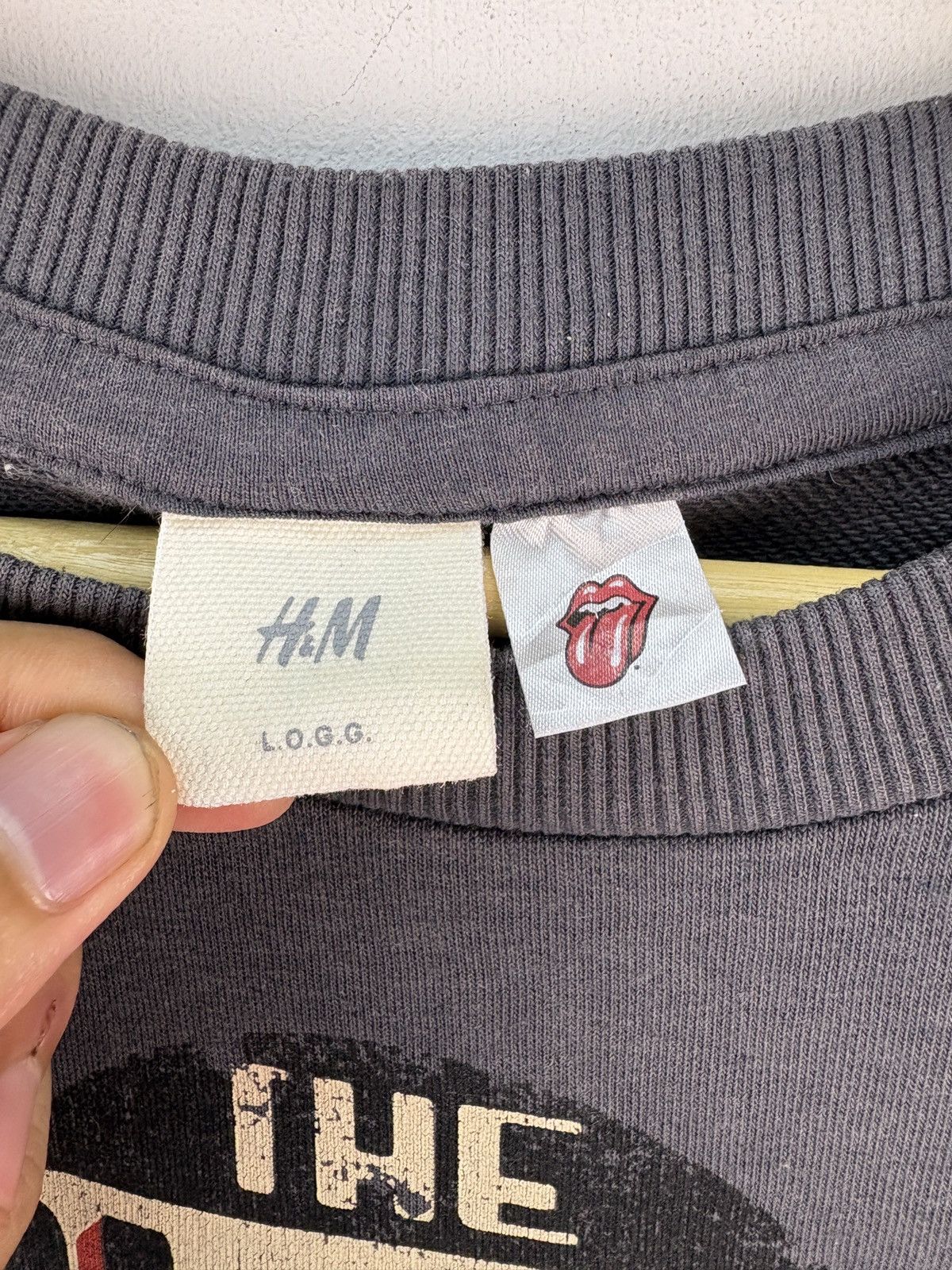 Band Tees Sun Faded The Rolling Stones Crewneck Sweatshirt Nirvana Ins Size US M / EU 48-50 / 2 - 5 Thumbnail