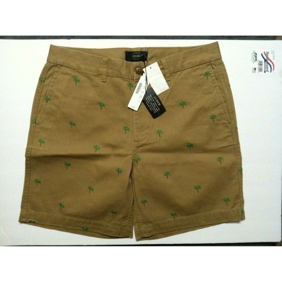 J.Crew J.CREW WOMEN'S NEW BROWN 100%COTTON CASUAL SHORTS SIZE: 8 Size 30" / US 8 / IT 44 - 1 Thumbnail
