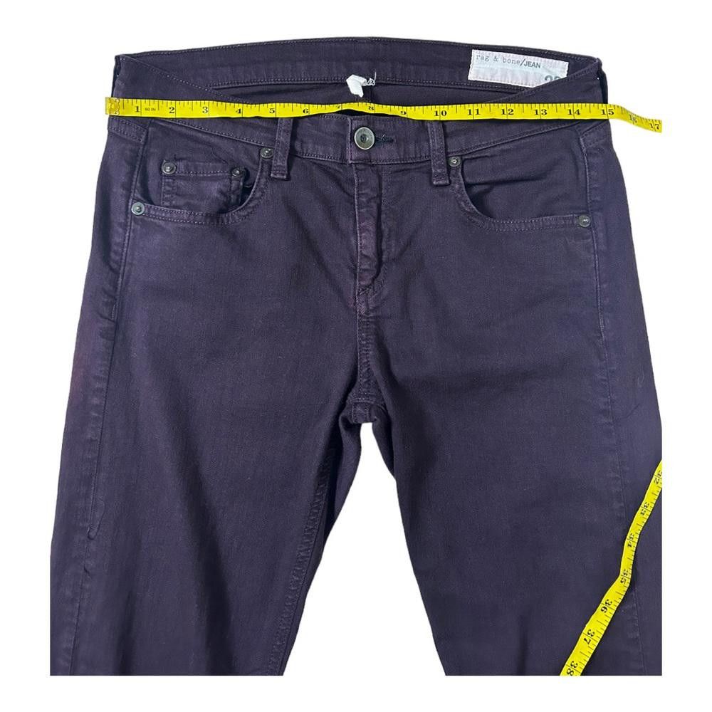 Rag & Bone rag & bone l The Dre Wine Skinny Jeans Size 26 Size 26" / US 2 / IT 38 - 7 Thumbnail