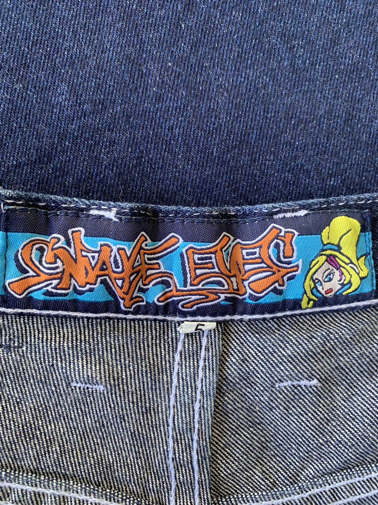 JNCO Vintage Snake Eyes Rave Pants Wide Leg Size 28" / US 6 / IT 42 - 10 Thumbnail