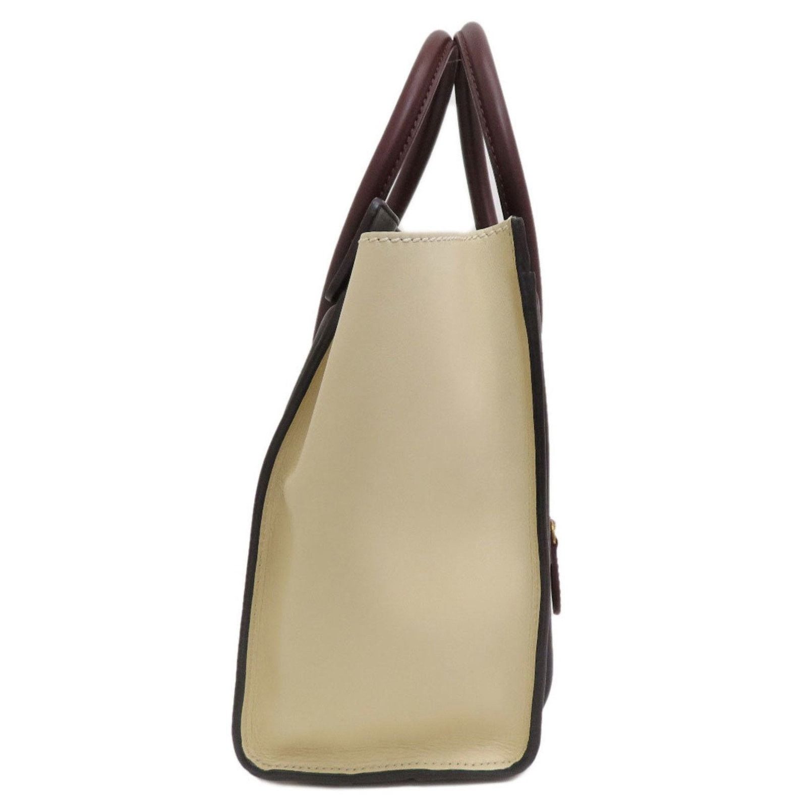 Celine Nano Luggage Tote TriColor handbag