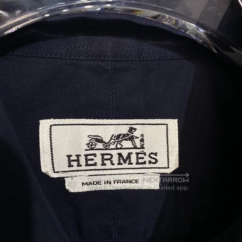Hermes Hermes size 39 Plain cotton, collar, button-down, long slee Size US M / EU 48-50 / 2 - 3 Thumbnail