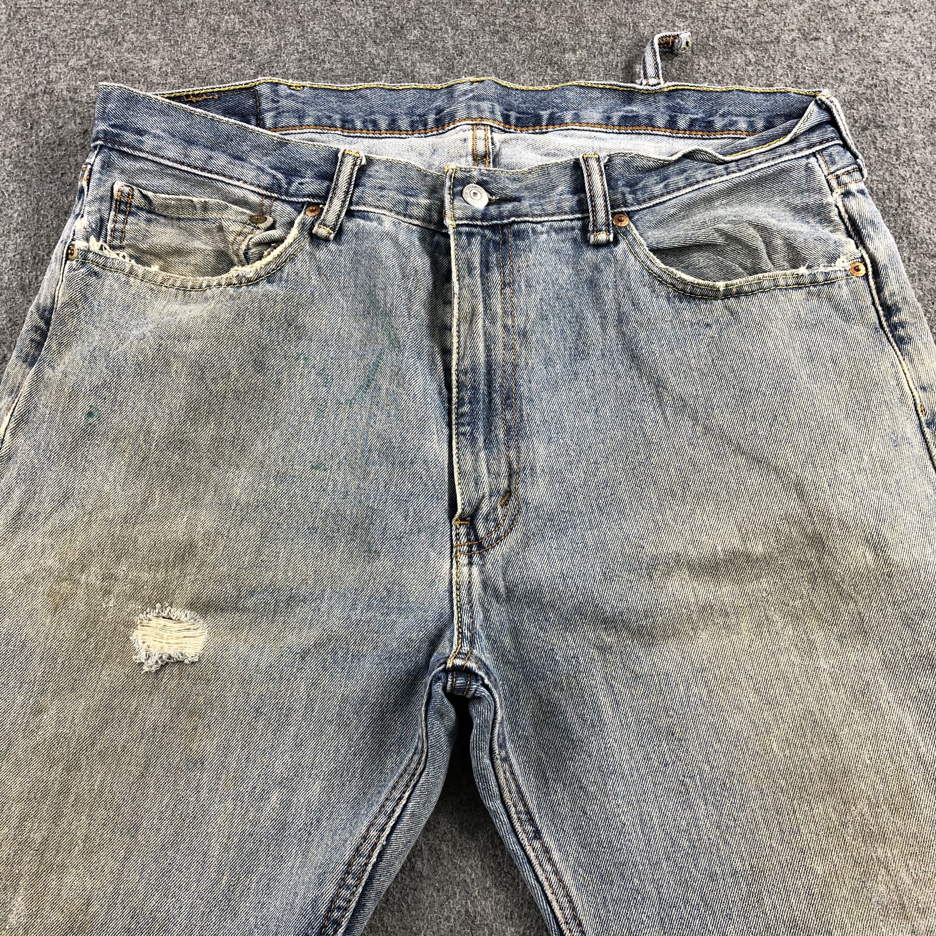 Levi's Vintage Light Wash Levis 505 Jeans-J2240 Size US 38 / EU 54 - 3 Thumbnail