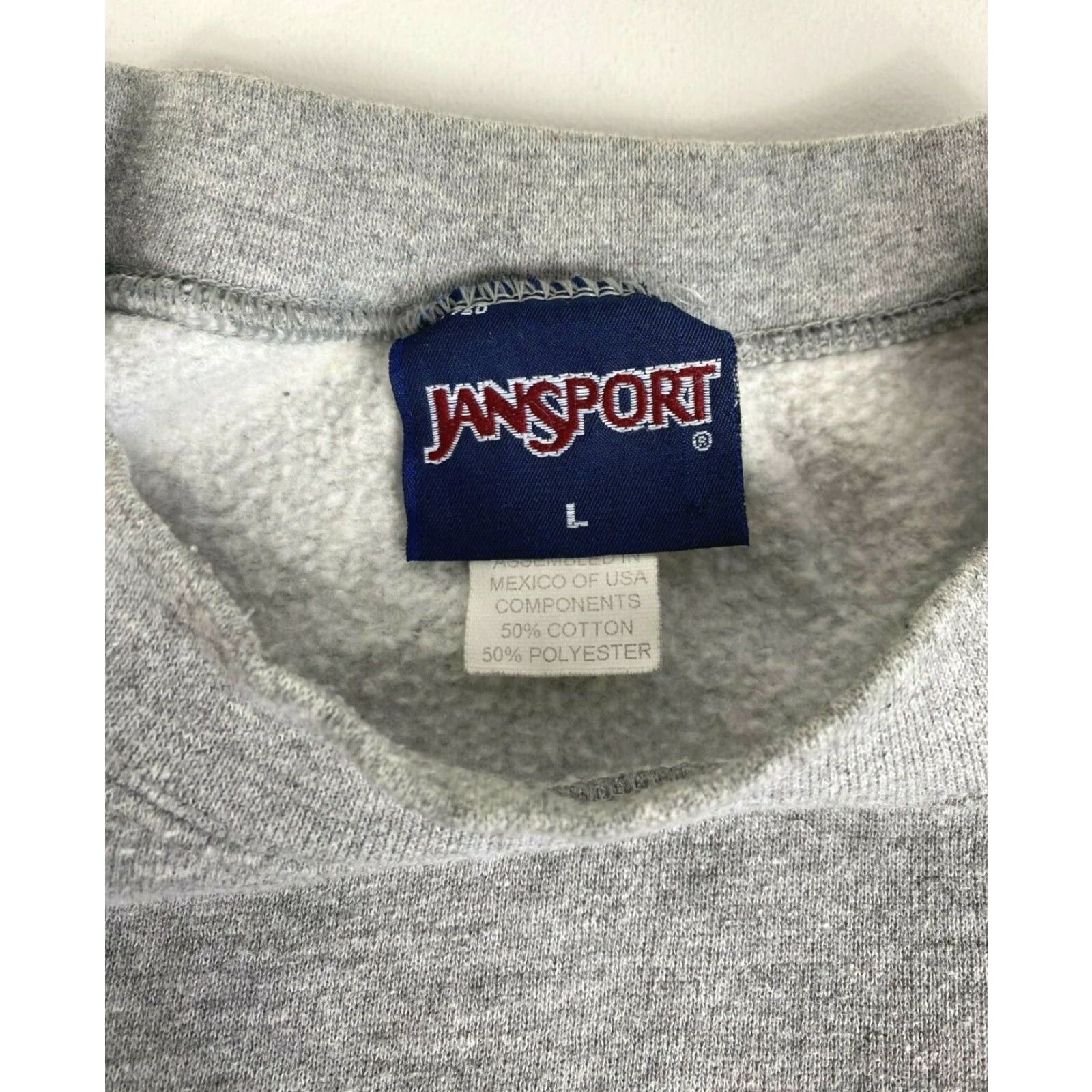 Jansport VINTAGE JanSport University Sweatshirt Crewneck Mens Large Gray University Nokia Sugar Bowl 2002 50/50 Graphic Print Size US L / EU 52-54 / 3 - 4 Thumbnail