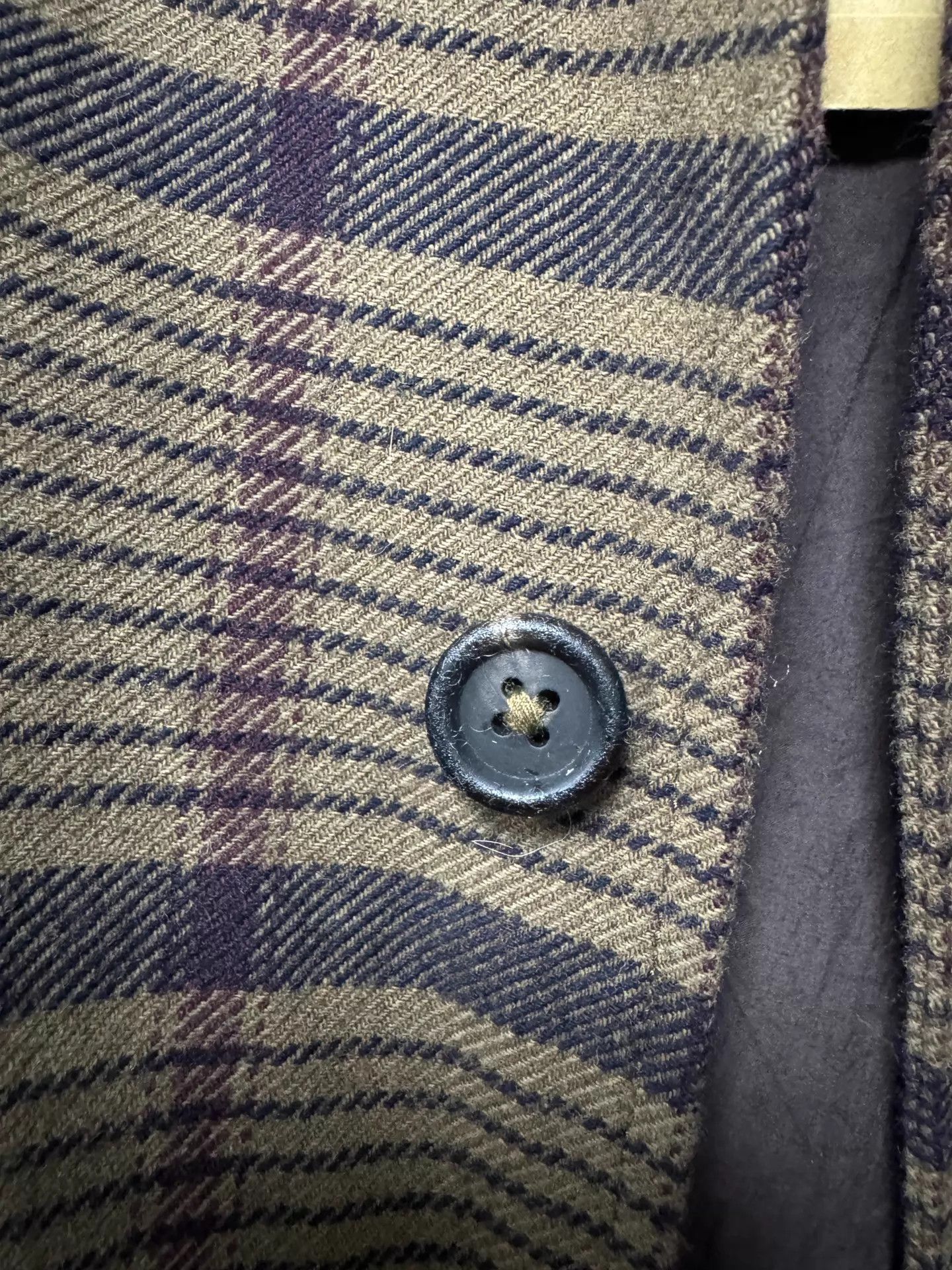 Other decoster man vintage cotton-wool plaid overcoat 46 NWT Size US S / EU 44-46 / 1 - 7 Thumbnail