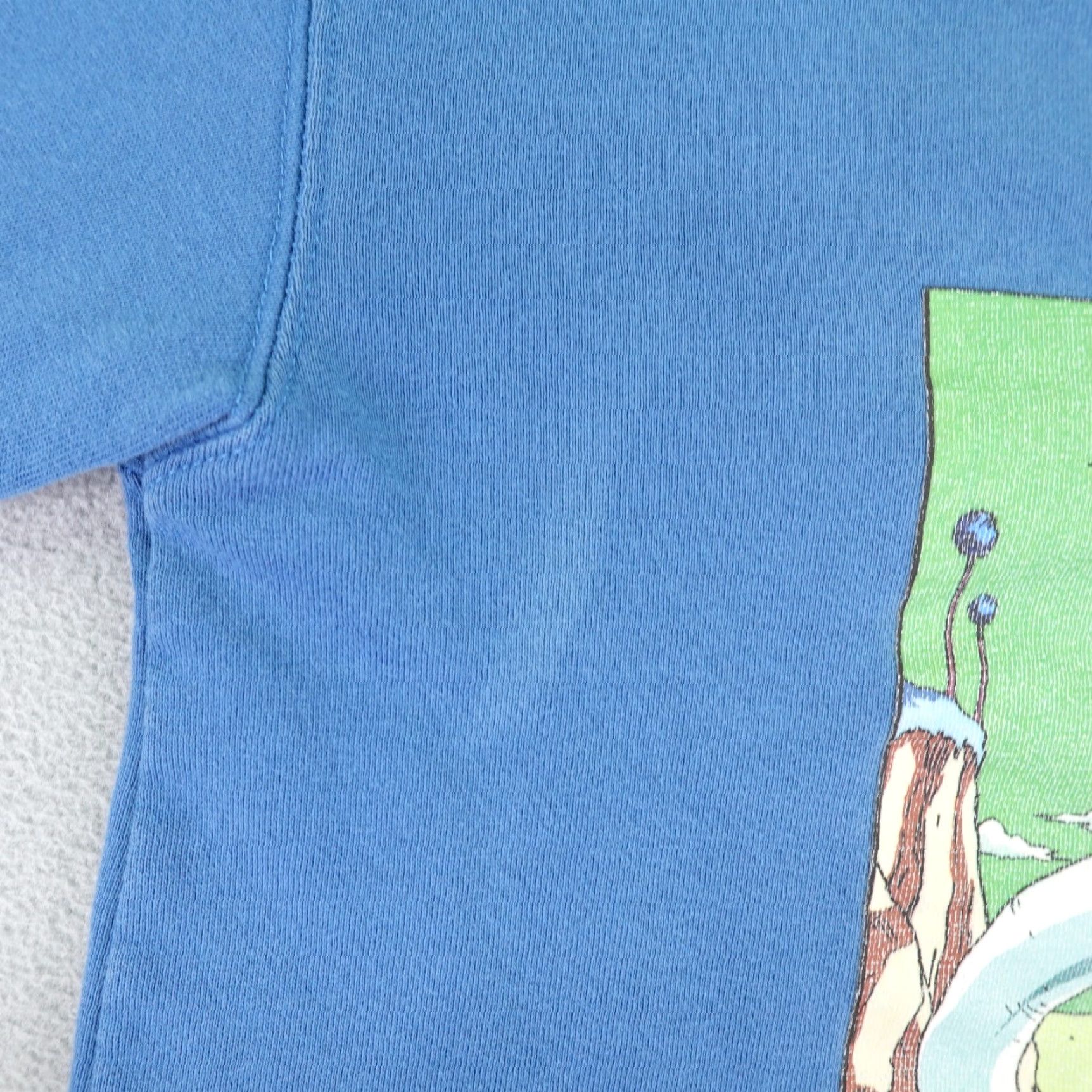 Vintage Dragon Ball Z Sweatshirt Men L Blue Graphic Print Crew Neck Pullover 2010s Anime Cartoon Logo Regualr Fit Box Lunch Size US L / EU 52-54 / 3 - 6 Thumbnail