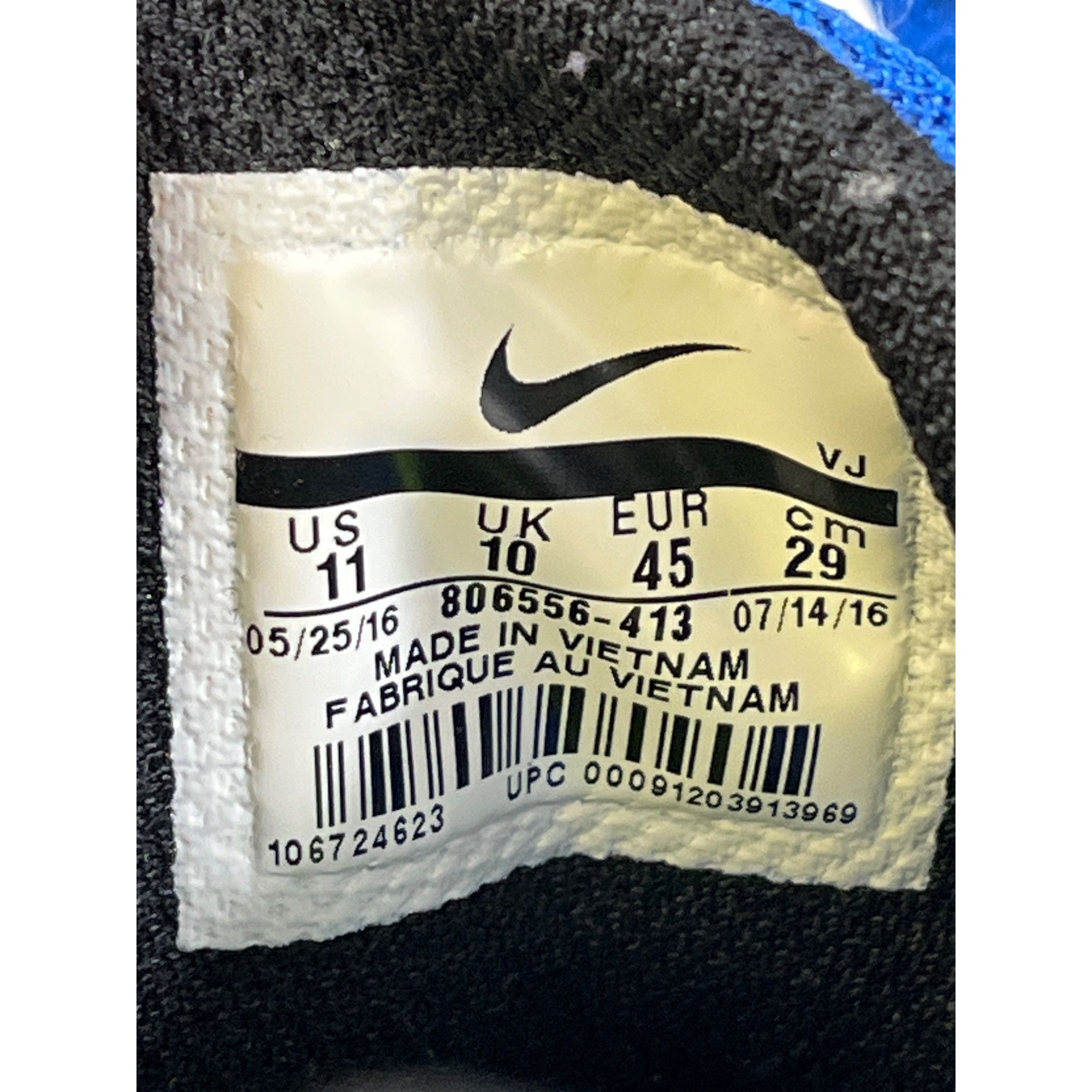 Nike Nike Zoom Rival D Distance Mens Blue Running Cleats Size 11 Size US 11 / EU 44 - 7 Thumbnail