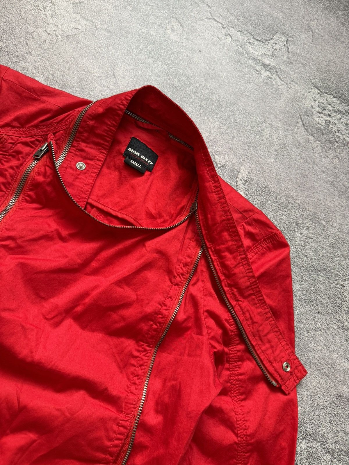 Japanese Brand × Miss Sixty Miss sixty S road motorcycle zip red jacket Avantgarde Size S / US 4 / IT 40 - 10 Thumbnail