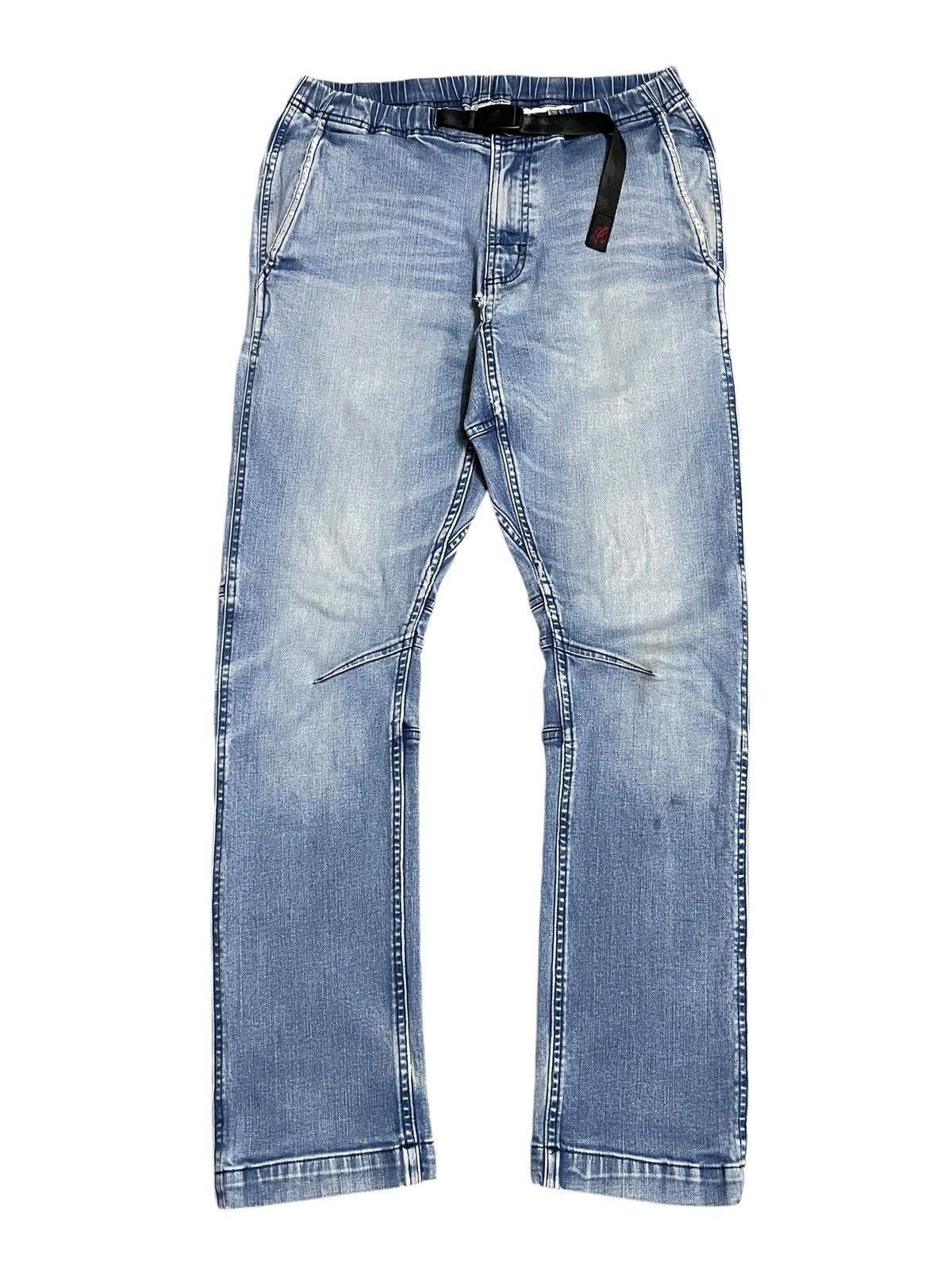 Gramicci Vintage Y2K Gramicci Original Freedom Blue Wash Jogger Jeans Size US 31 - 1 Thumbnail